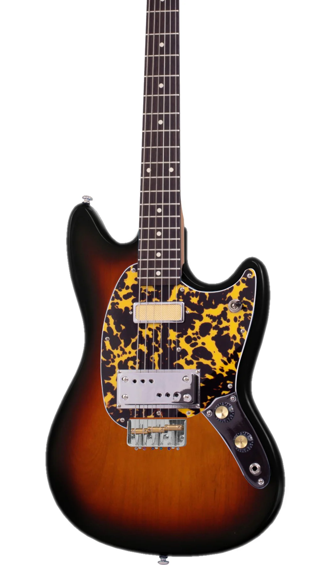 Eastwood Warren Ellis CDR Coodercaster Inspired - Sunburst - Image 3