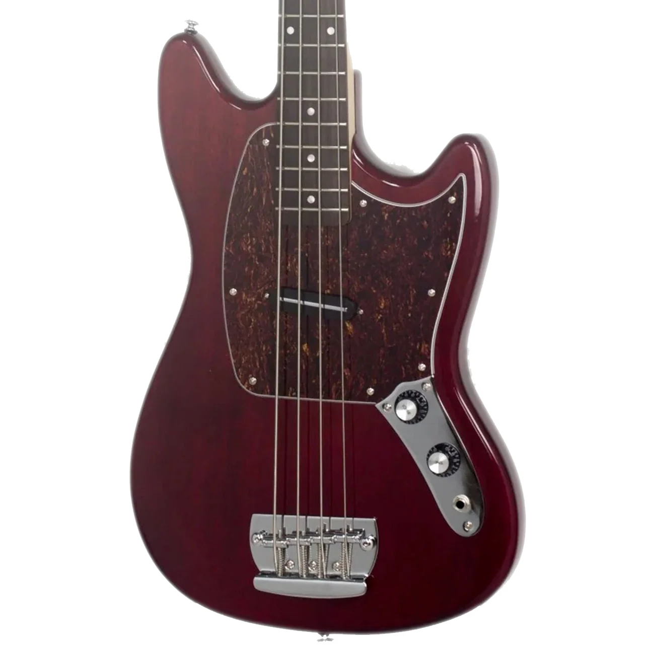 Eastwood Warren Ellis Signature Model Bass Guitar - Dark Cherry