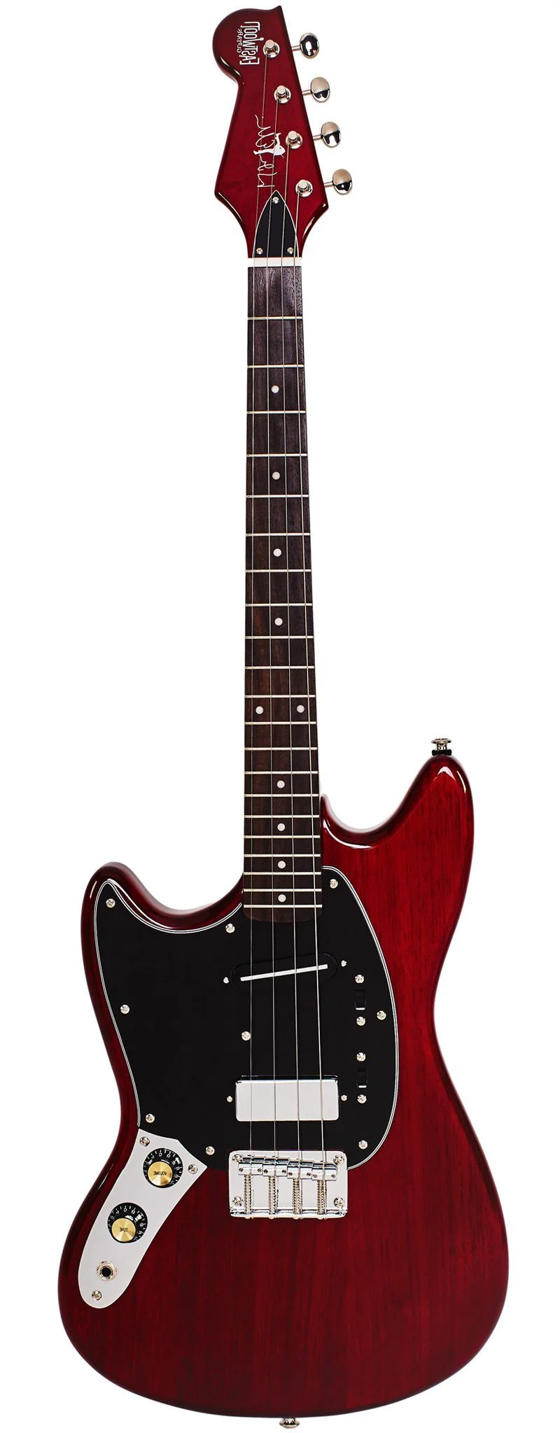 Eastwood Warren Ellis Signature Tenor 2P LH Left Handed- Dark Cherry - Image 2