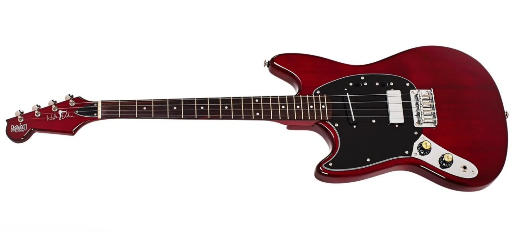 Eastwood Warren Ellis Signature Tenor 2P LH Left Handed- Dark Cherry - Image 3