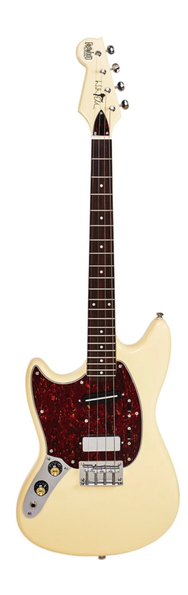 Eastwood Warren Ellis Signature Tenor 2P LH Left Handed - Vintage Cream - Image 2