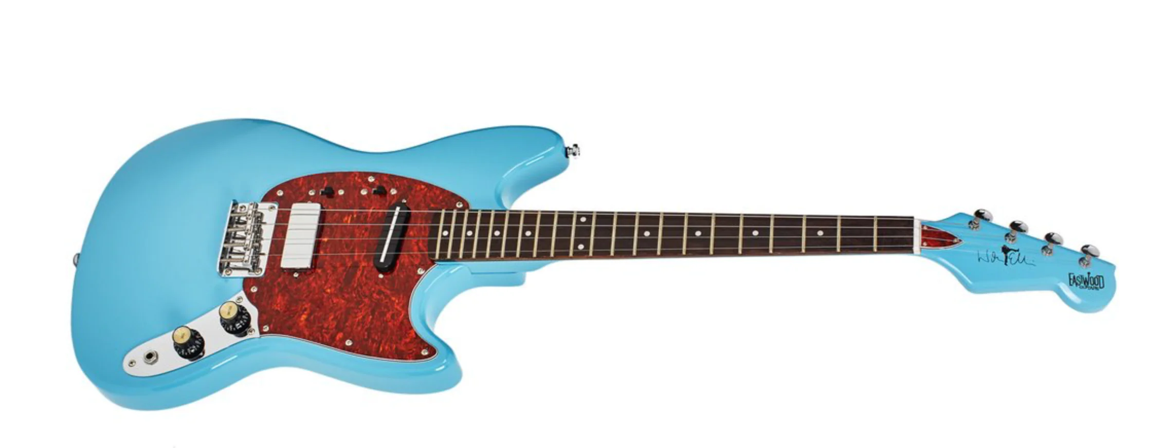 Eastwood Warren Ellis Signature Tenor 2P - Sonic Blue - Image 5