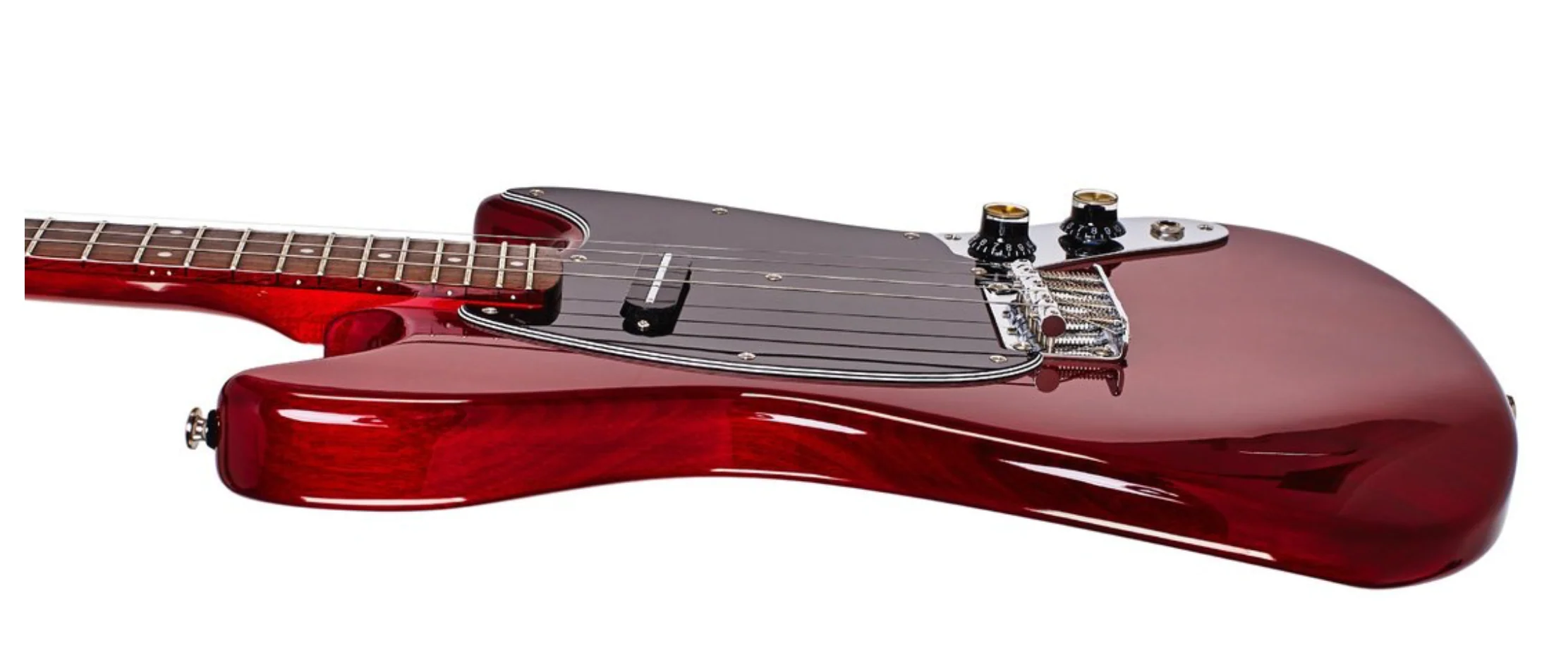 Eastwood Warren Ellis Signature 4 String Tenor Guitar - Cherry - Image 3