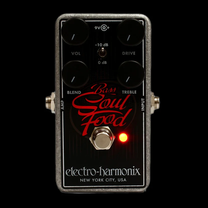 Electro-Harmonix Bass Soul Food Transparent Bass Overdrive Pedal
