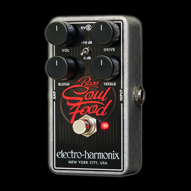 Electro-Harmonix Bass Soul Food Transparent Bass Overdrive Pedal - Image 2