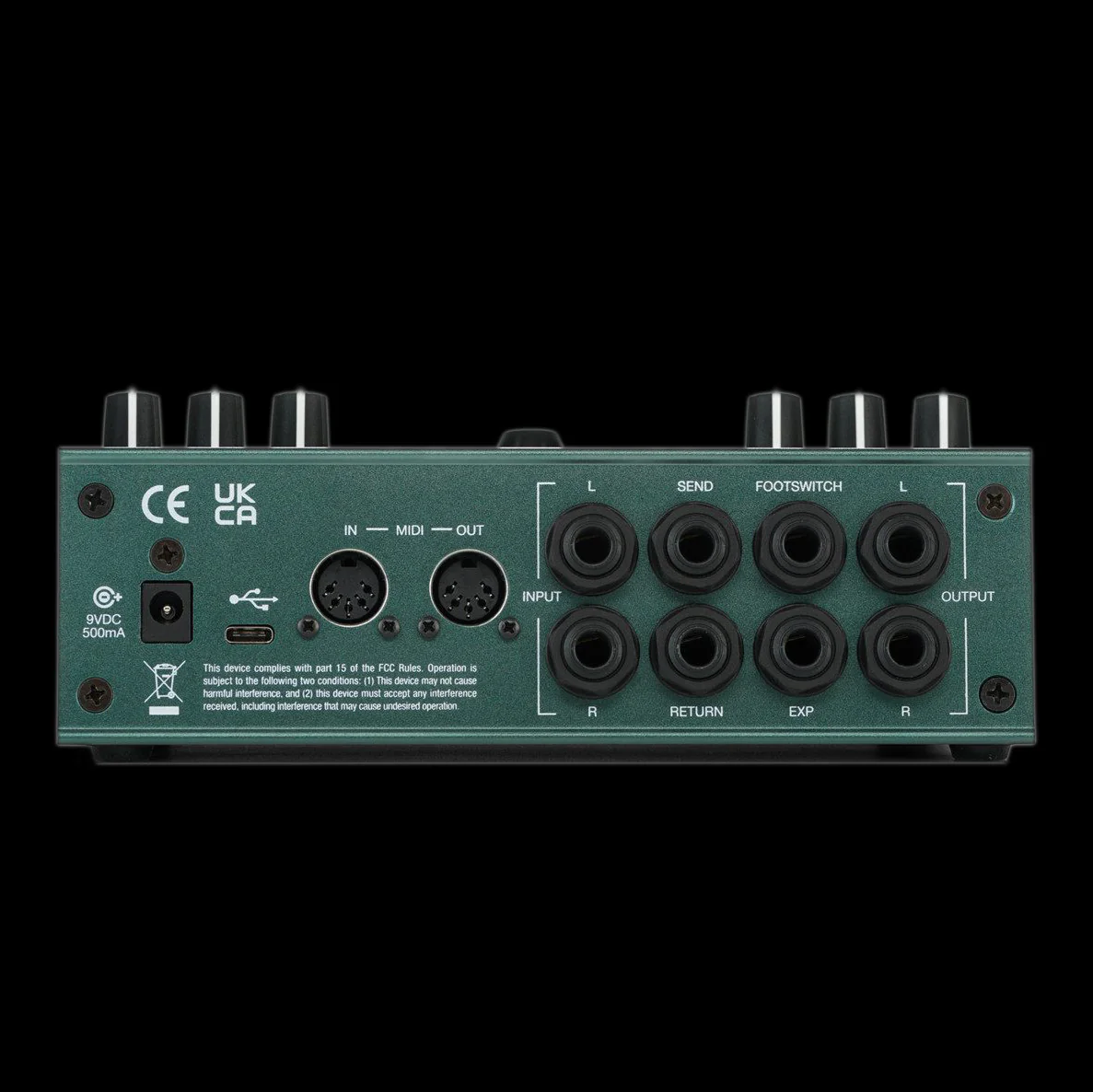 Electro-Harmonix Oceans Abyss Dual Super Stereo Reverb Pedal - Image 2