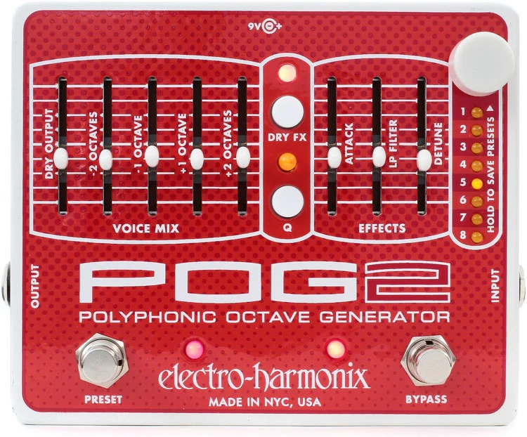 Electro-Harmonix POG2 Polyphonic Octave Generator Pedal - Image 3