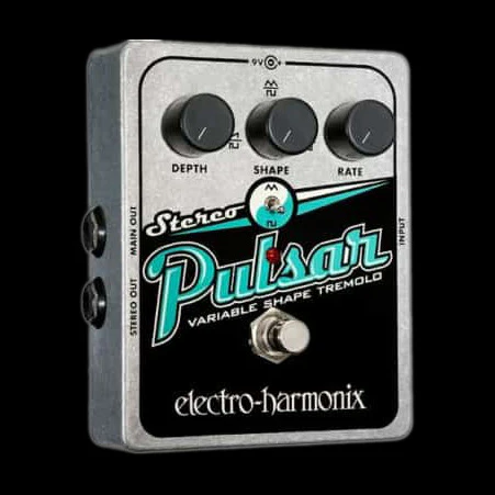 Electro-Harmonix Stereo Pulsar Variable Shape Analog Tremolo Guitar Pedal - Image 2