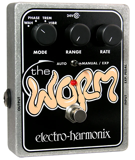 Electro-Harmonix Worm Analog Wah/Phaser/Vibrato/Tremolo Guitar Pedal