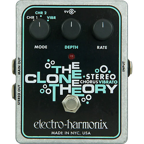 Electro-Harmonix XO Stereo Clone Theory Analog Chorus / Vibrato Guitar Effects Pedal