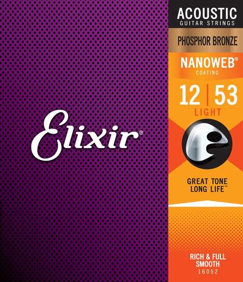 Elixir 16052 Phosphor Bronze Acoustic Light Strings