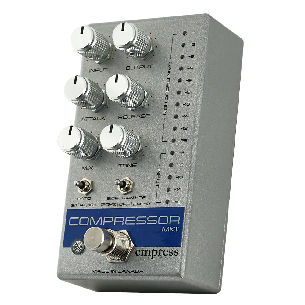 Empress Effects Compressor MKII Guitar Effect Pedal - Silver - Image 2