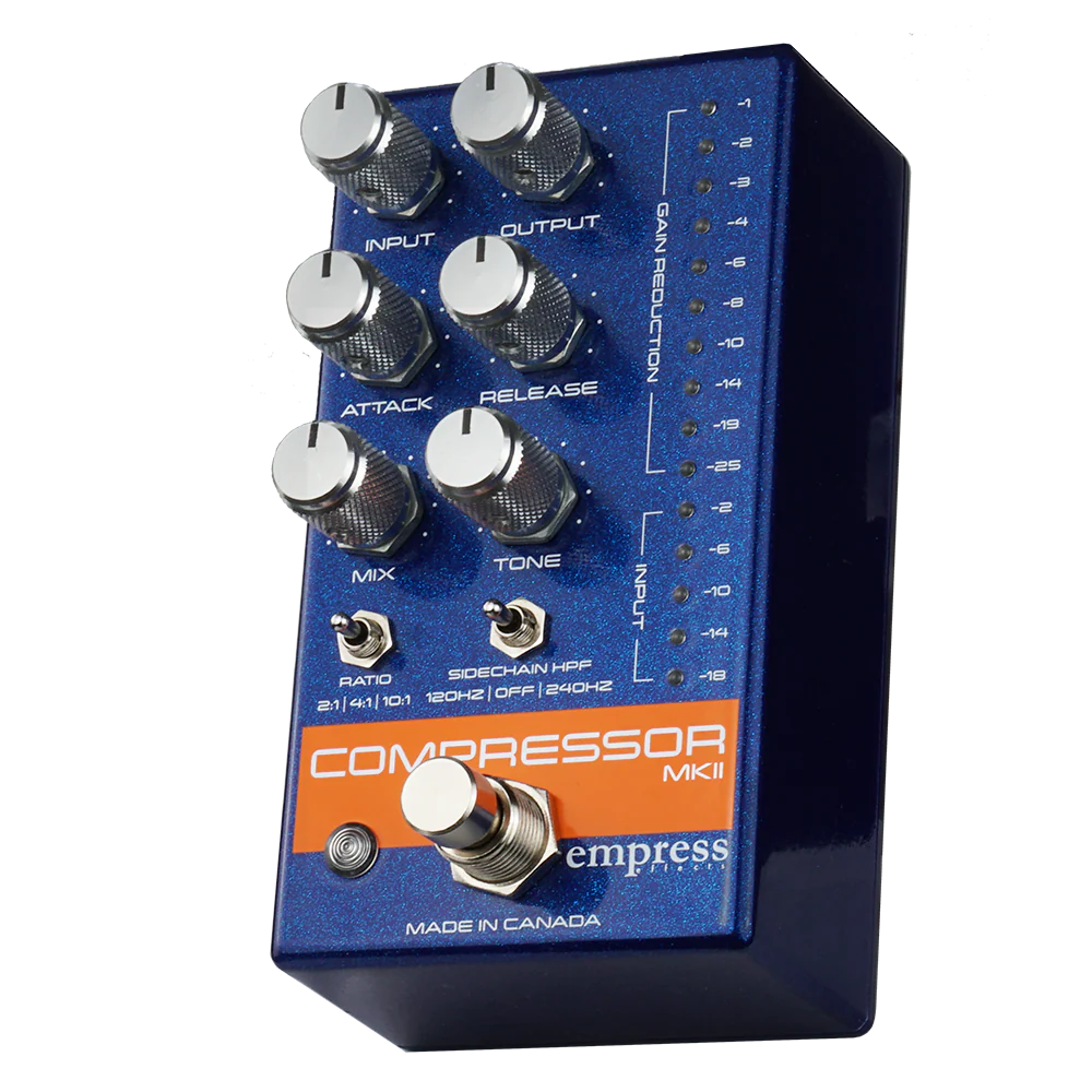 Empress Effects Compressor MKII Guitar Effect Pedal - Blue - Image 3