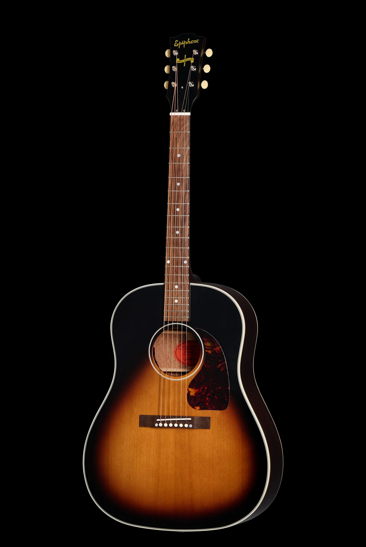 Epiphone 1942 Banner J-45 Vintage Sunburst with Case - Image 3