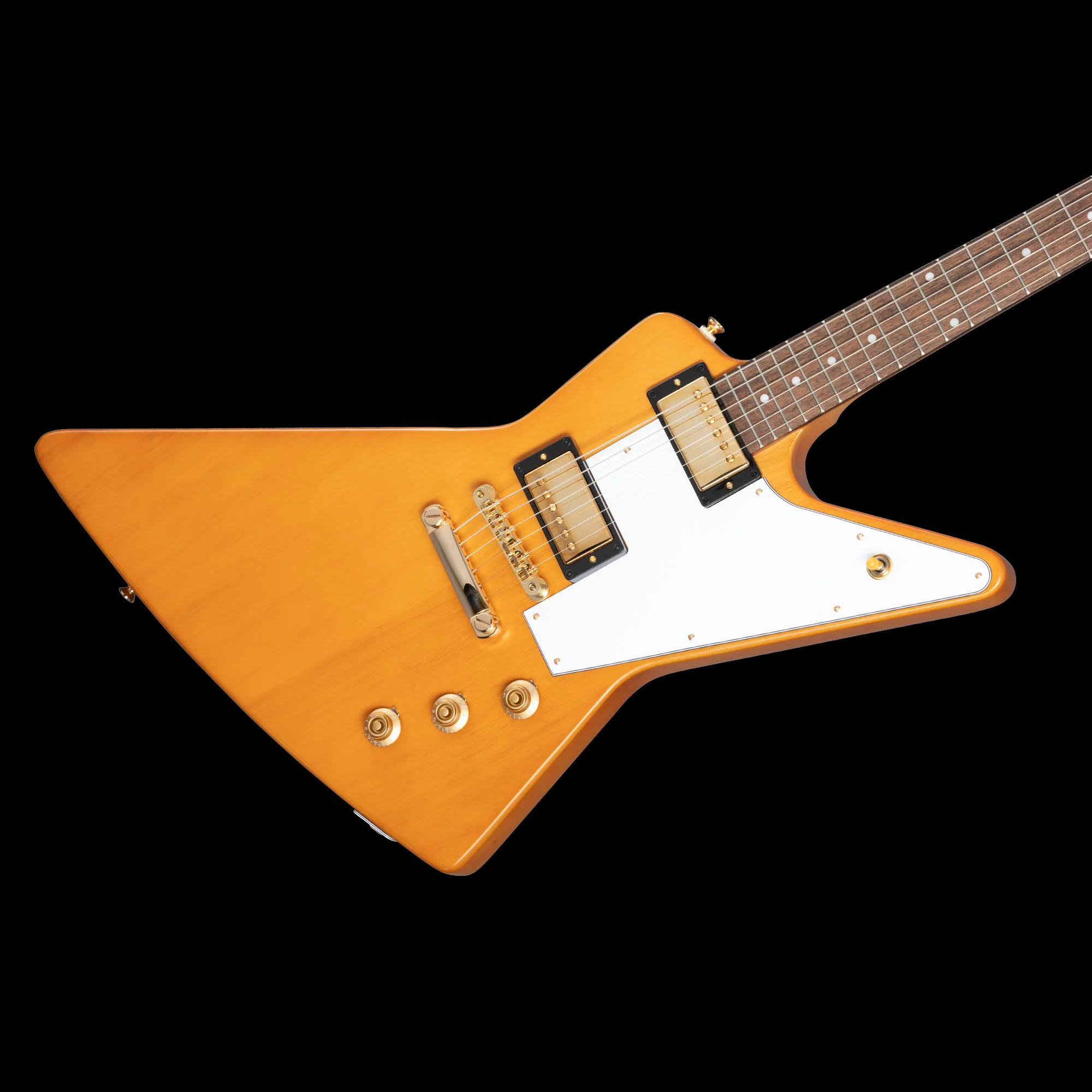 Epiphone 1958 Korina Explorer Aged Natural with Case - Image 3