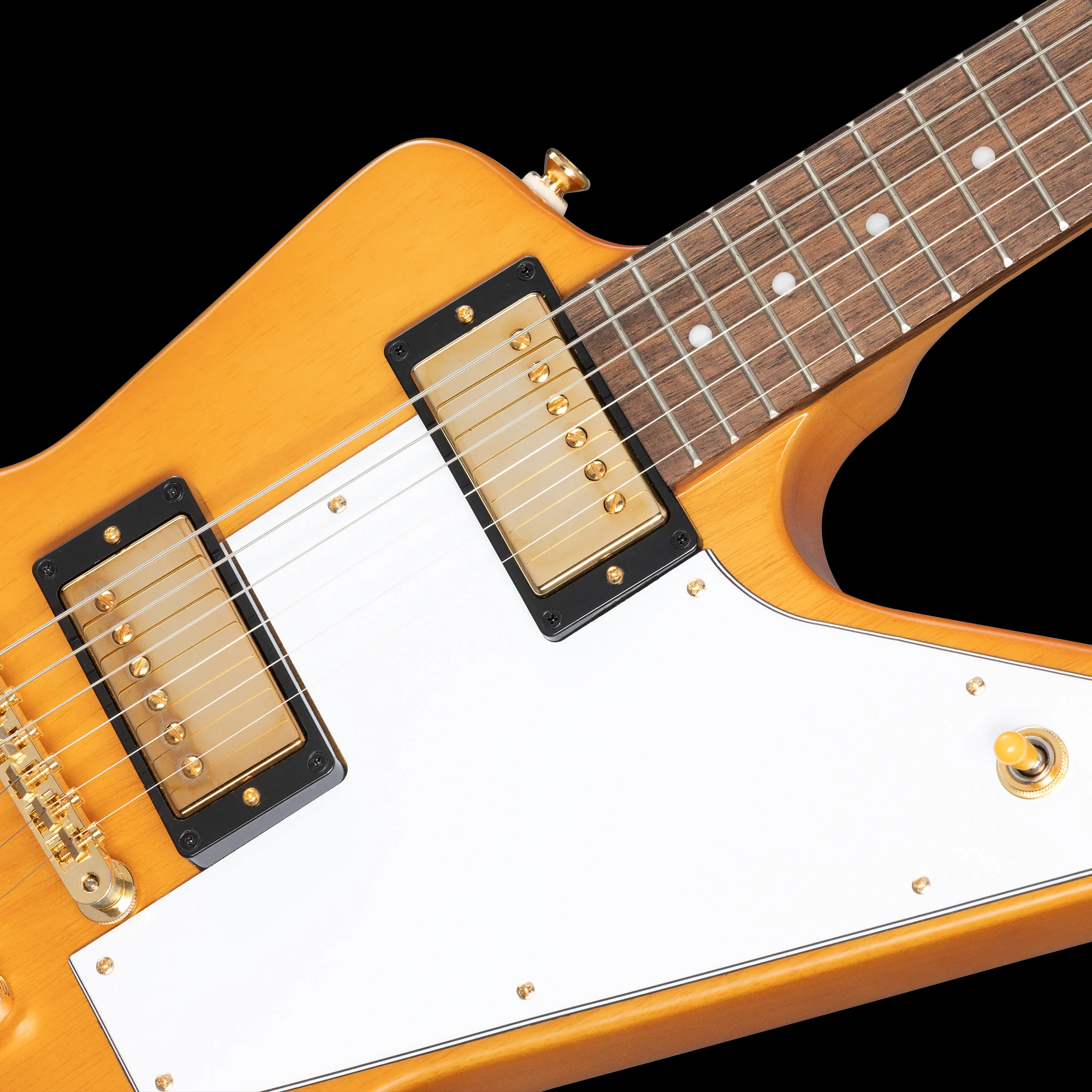 Epiphone 1958 Korina Explorer Aged Natural with Case - Image 4