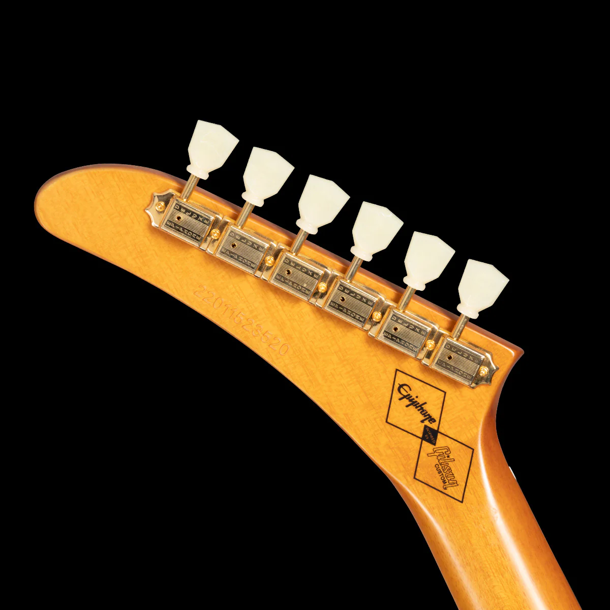 Epiphone 1958 Korina Explorer Aged Natural with Case - Image 8