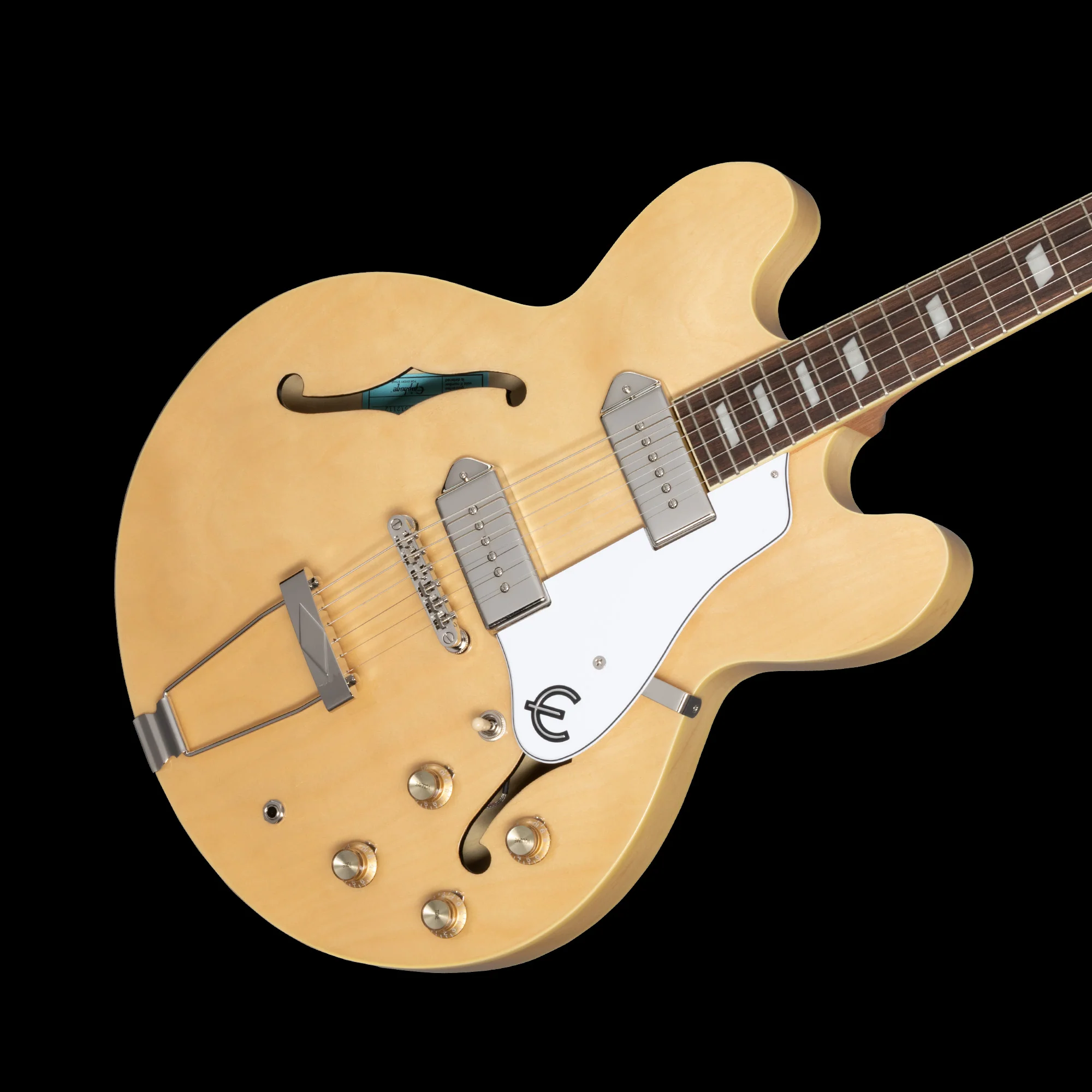 Epiphone Casino Archtop Natural Electric Guitar - Image 4