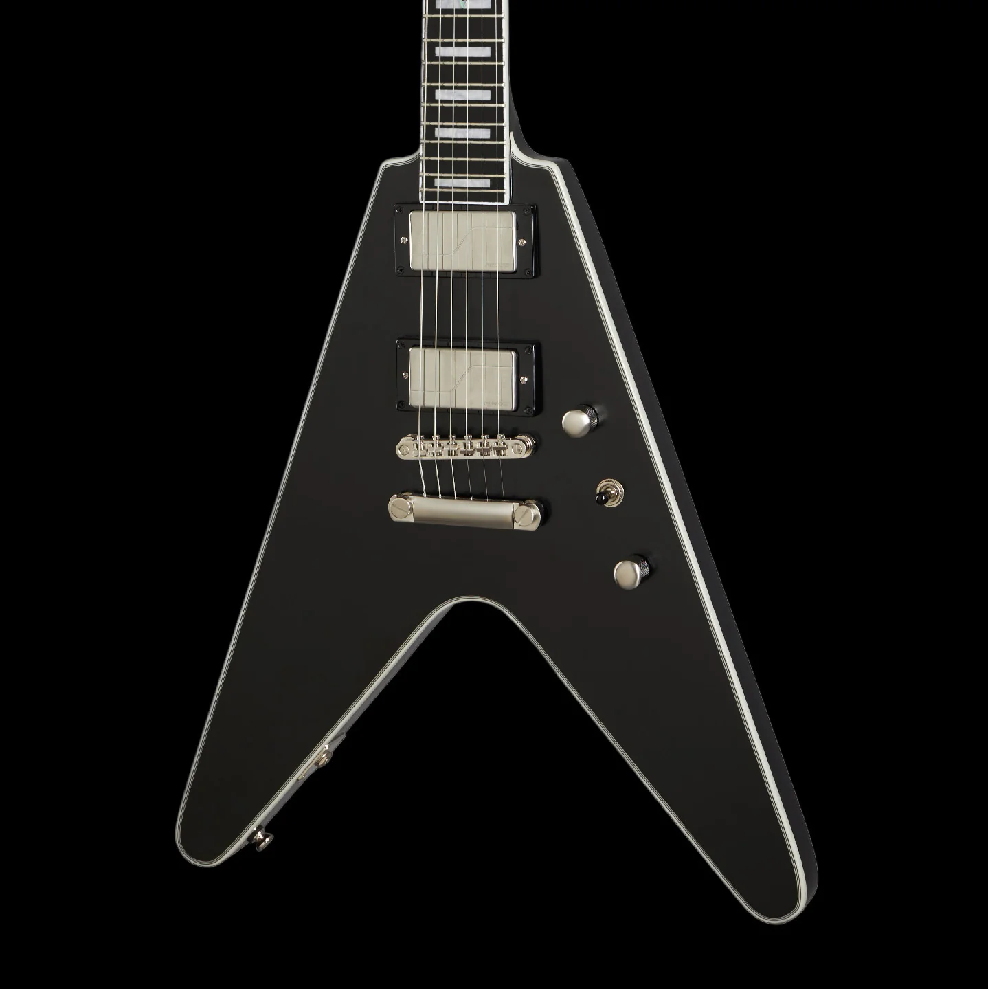 Epiphone Flying V Prophecy Aged Jet Black Metallic with Gig Bag