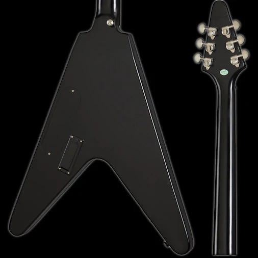 Epiphone Flying V Prophecy Aged Jet Black Metallic with Gig Bag - Image 3