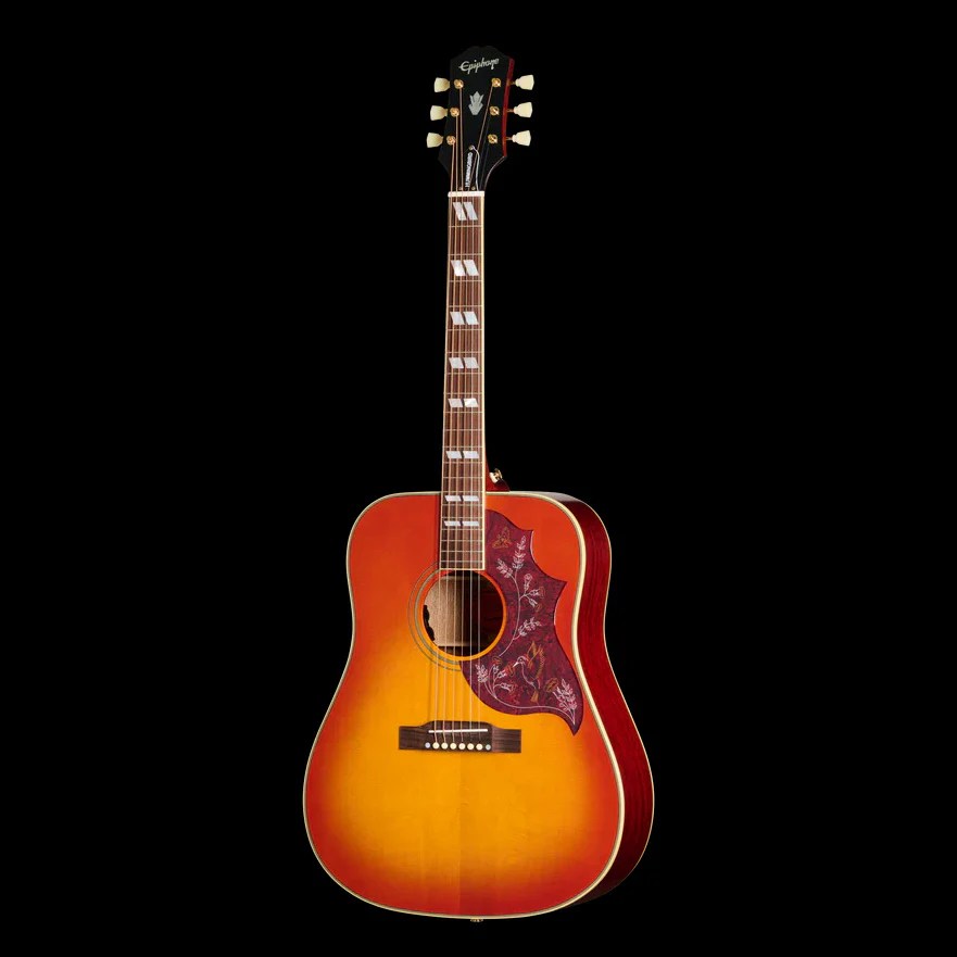 Epiphone Hummingbird Standard Cherry Sunburst with Gig Bag - Image 3