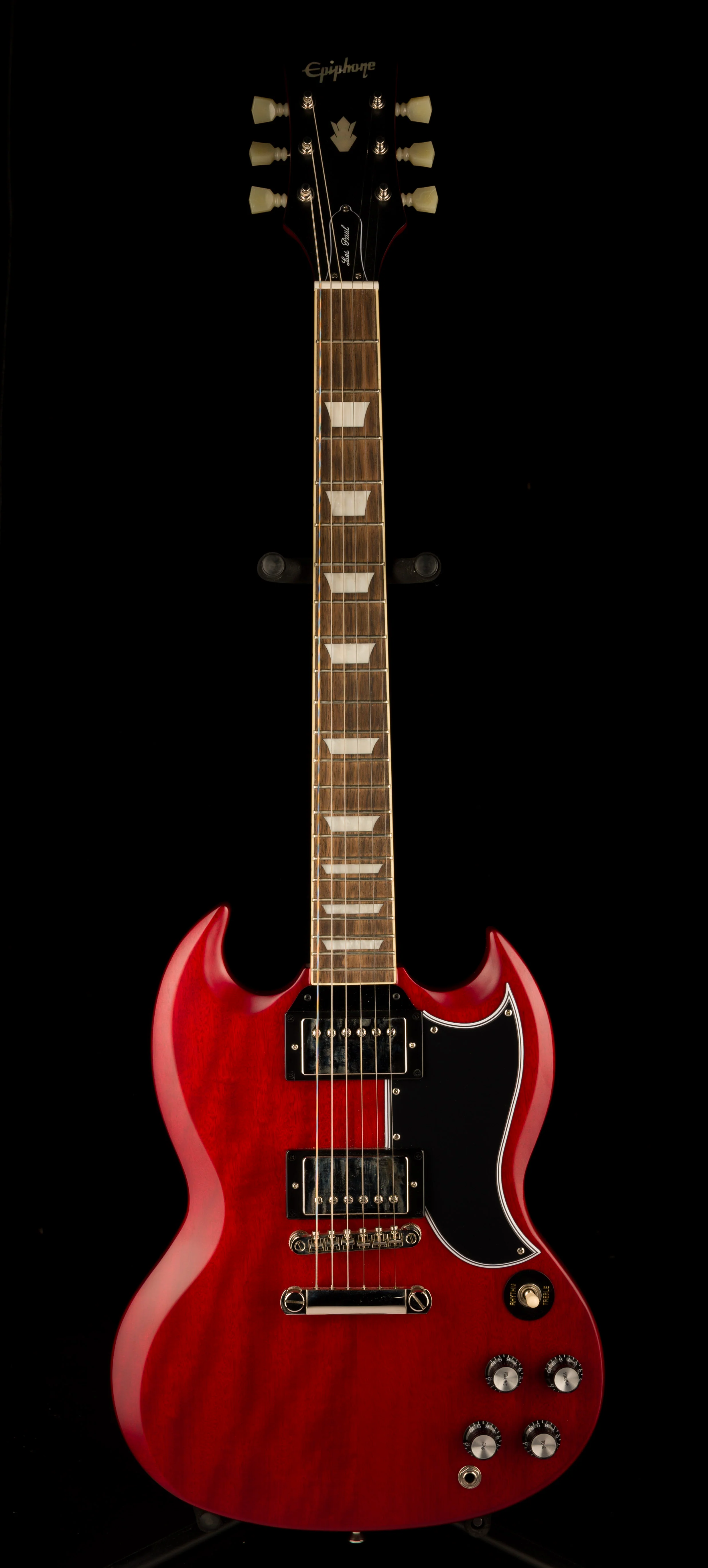 Pre Owned Epiphone "Inspired by Gibson" SG Standard 60's Vintage Cherry With OHSC - Image 2