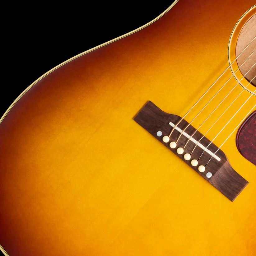 Epiphone J-45 Standard EC Honey Burst Acoustic Electric with Gig Bag - Image 4