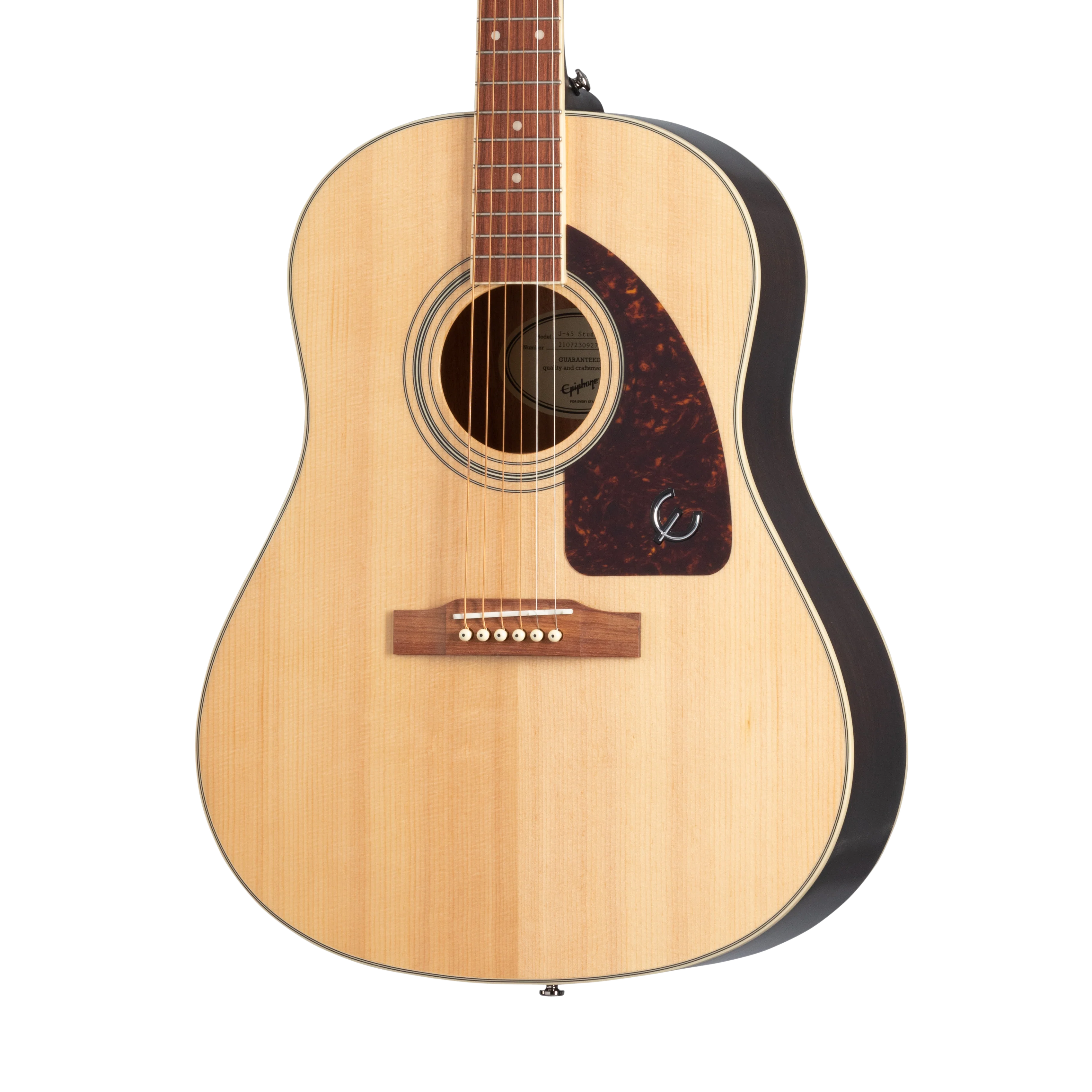 Epiphone J-45 Studio (Solid Top) Natural Acoustic Guitar