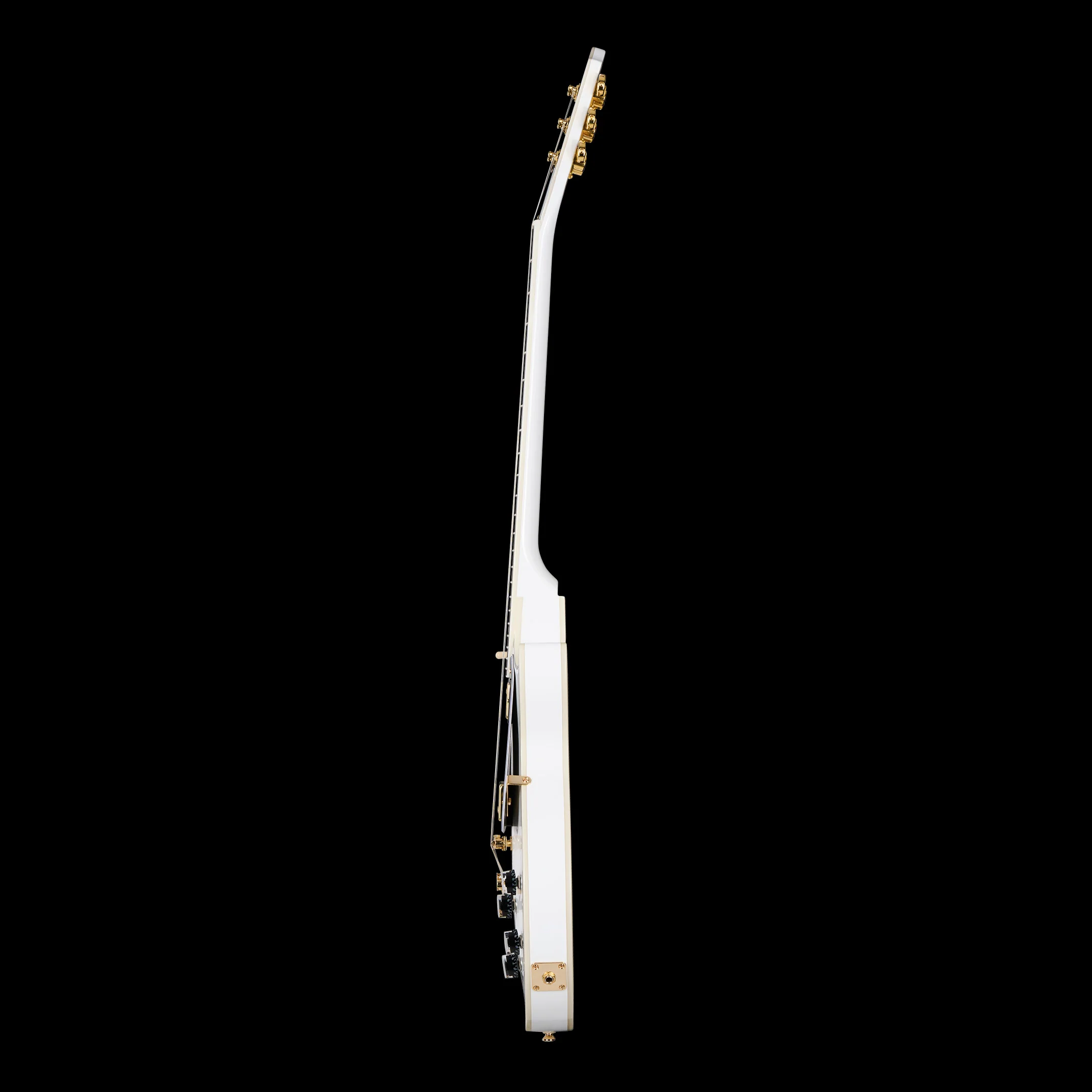 Epiphone Les Paul Custom Alpine White with Gig Bag - Image 4