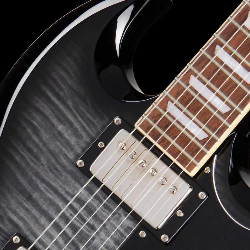 Epiphone SG Tribute Plus Ebony Burst - Image 4