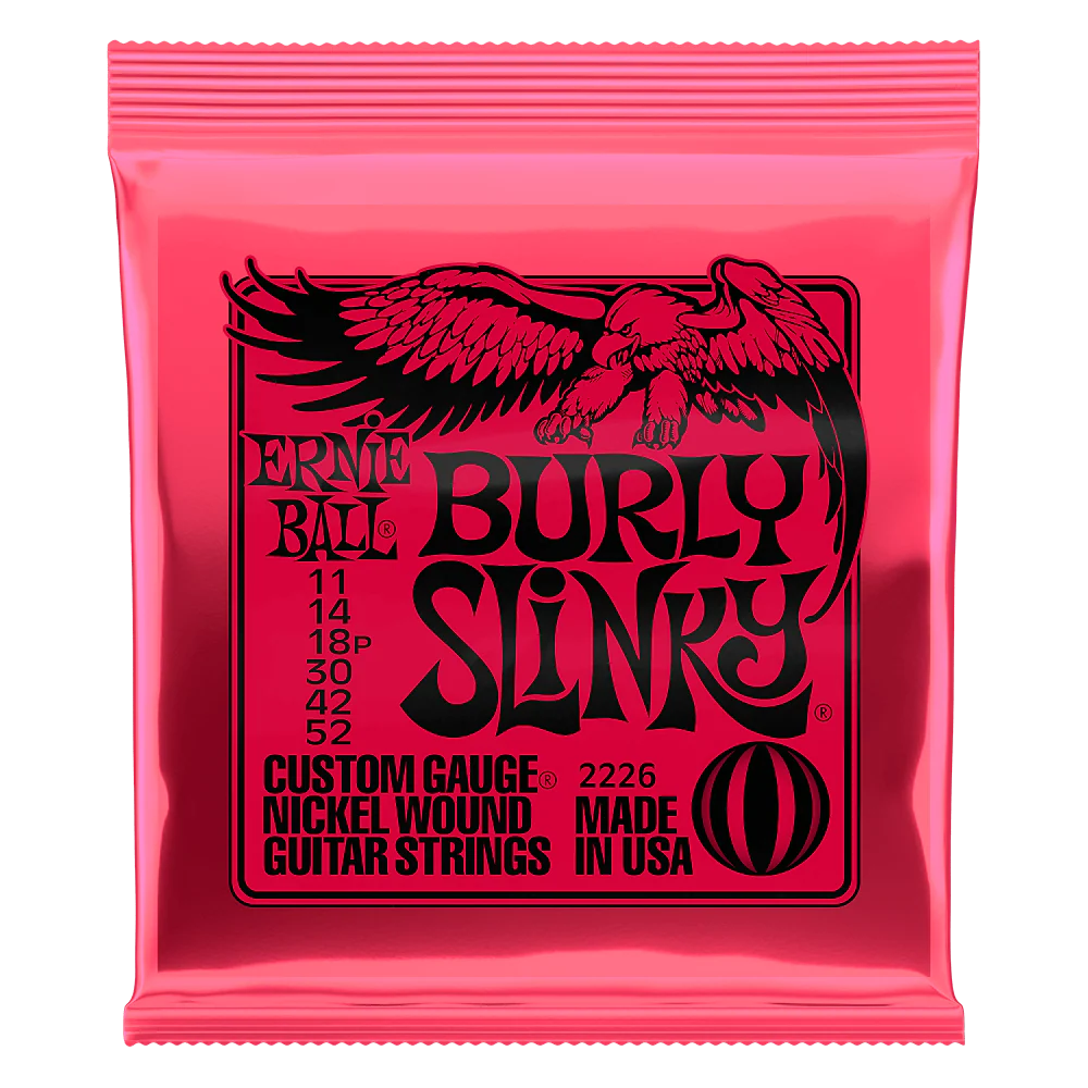 Ernie Ball 2226 Burly Slinky 11-52 Set Nickel Wound Electric Guitar Strings