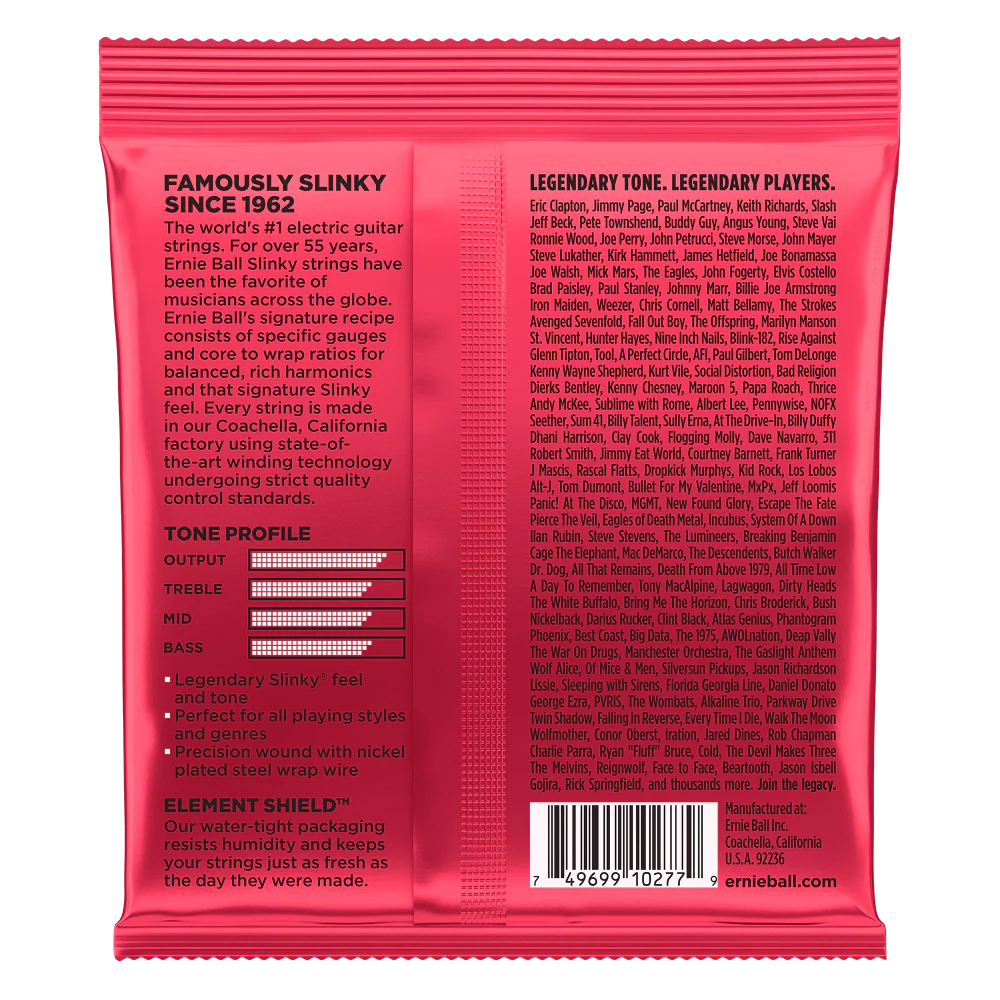 Ernie Ball 2226 Burly Slinky 11-52 Set Nickel Wound Electric Guitar Strings - Image 2