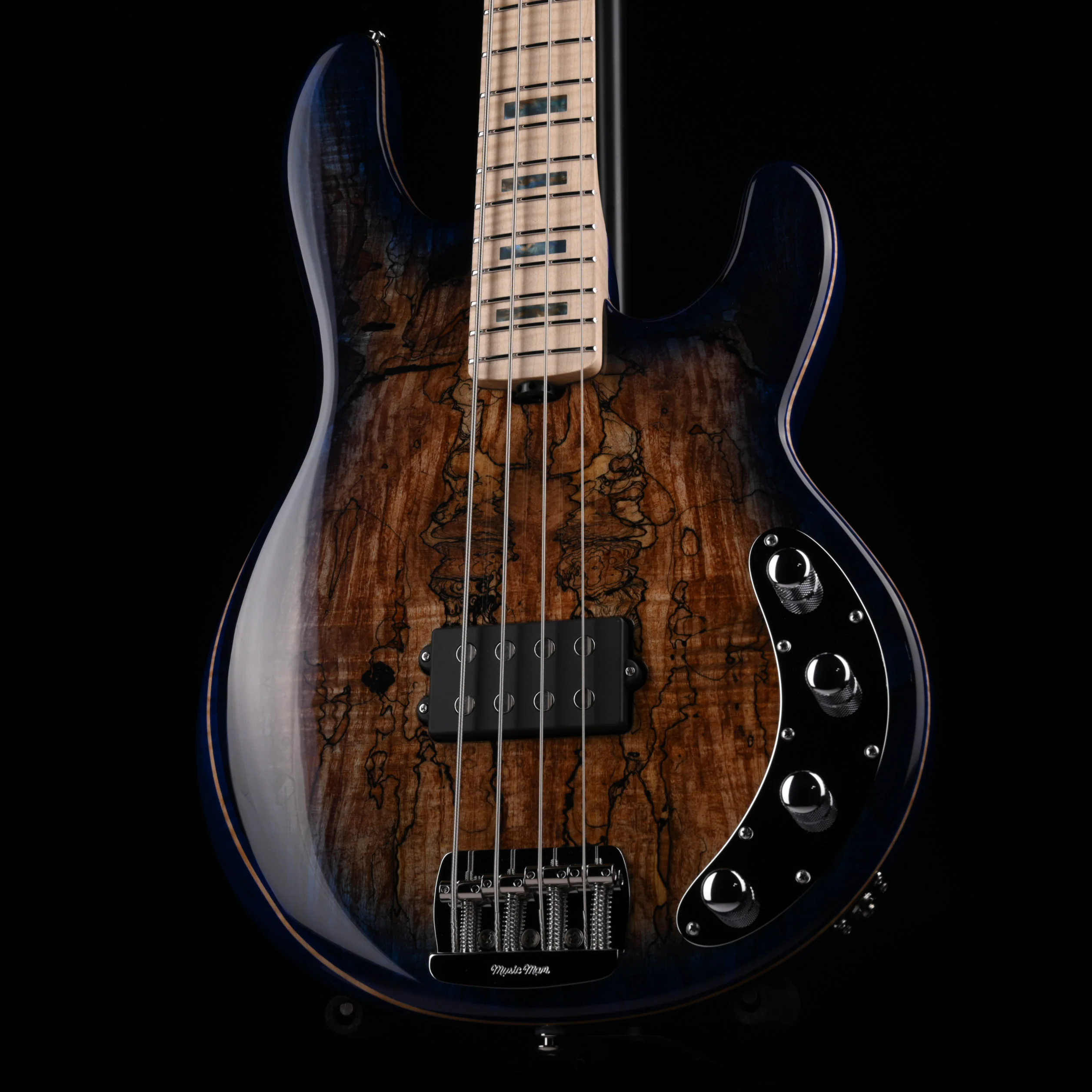 Ernie Ball Music Man Ball Family Reserve BFR StingRay Special 4 H Bass Paua Blue Burst With Case - Image 3