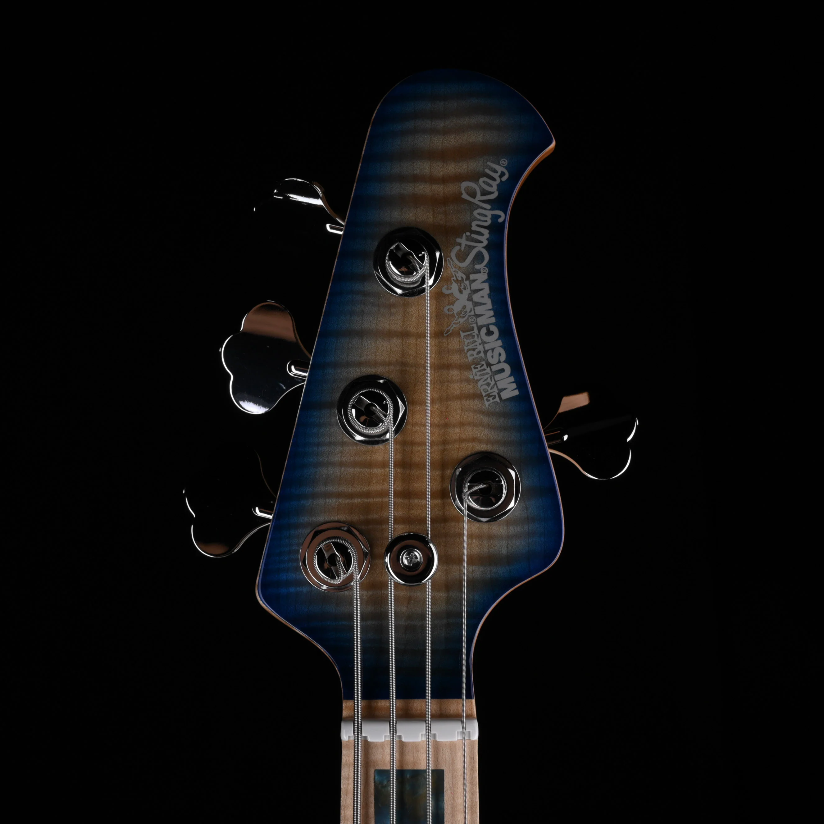 Ernie Ball Music Man Ball Family Reserve BFR StingRay Special 4 H Bass Paua Blue Burst With Case - Image 6