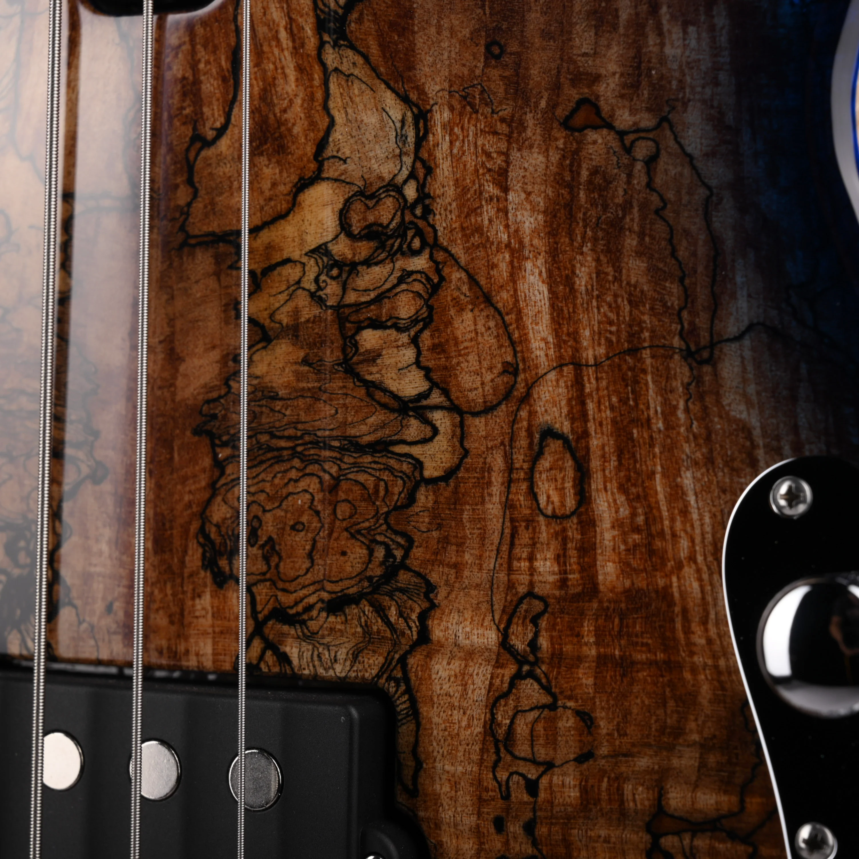 Ernie Ball Music Man Ball Family Reserve BFR StingRay Special 4 H Bass Paua Blue Burst With Case - Image 9