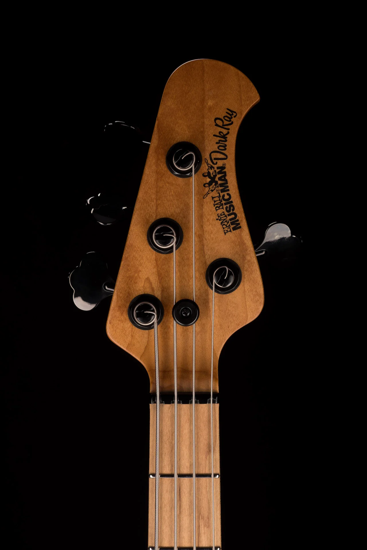 Ernie Ball Music Man Ball Family Reserve DarkRay Shadow Korina Bass With Mono Case - Image 12