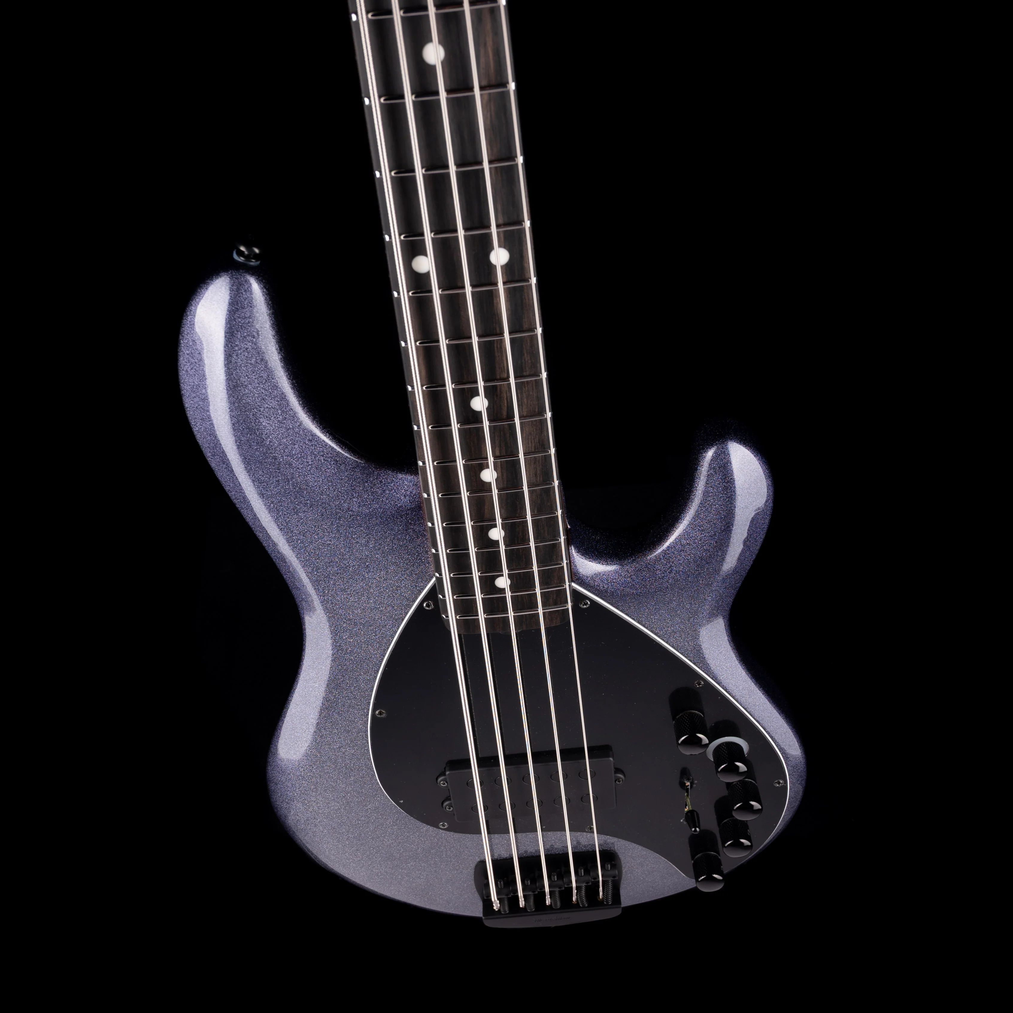 Ernie Ball Music Man DarkRay 5 Starry Night Bass With Case - Image 3