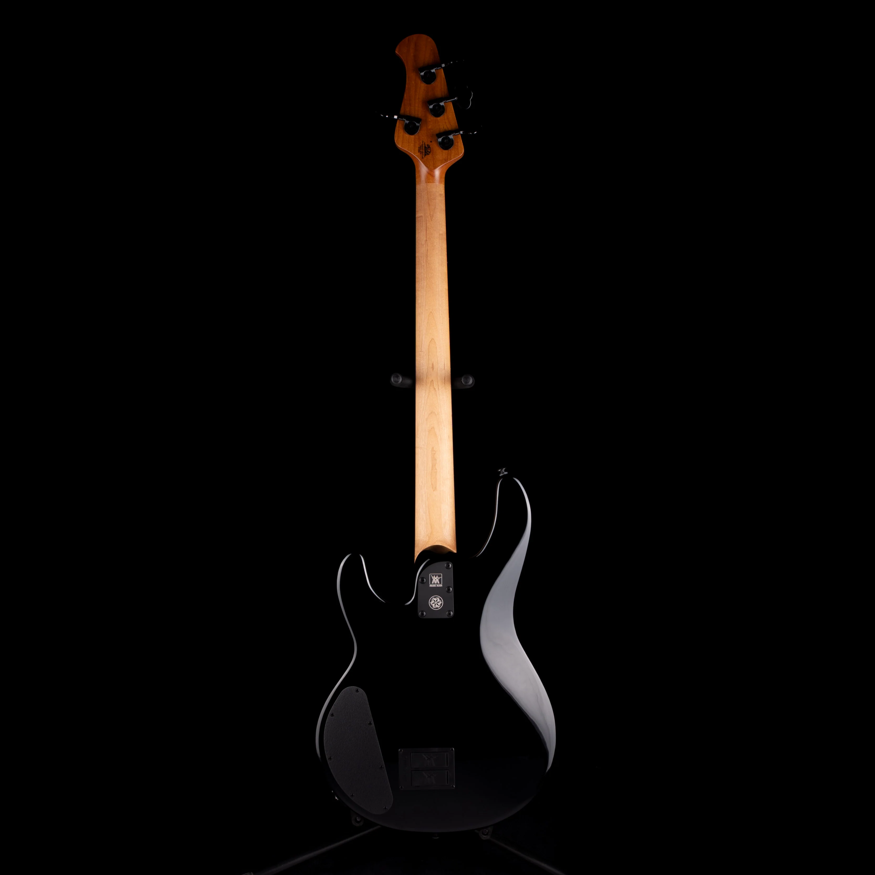 Ernie Ball Music Man DarkRay Bass Obsidian Black With Mono Case - Image 10