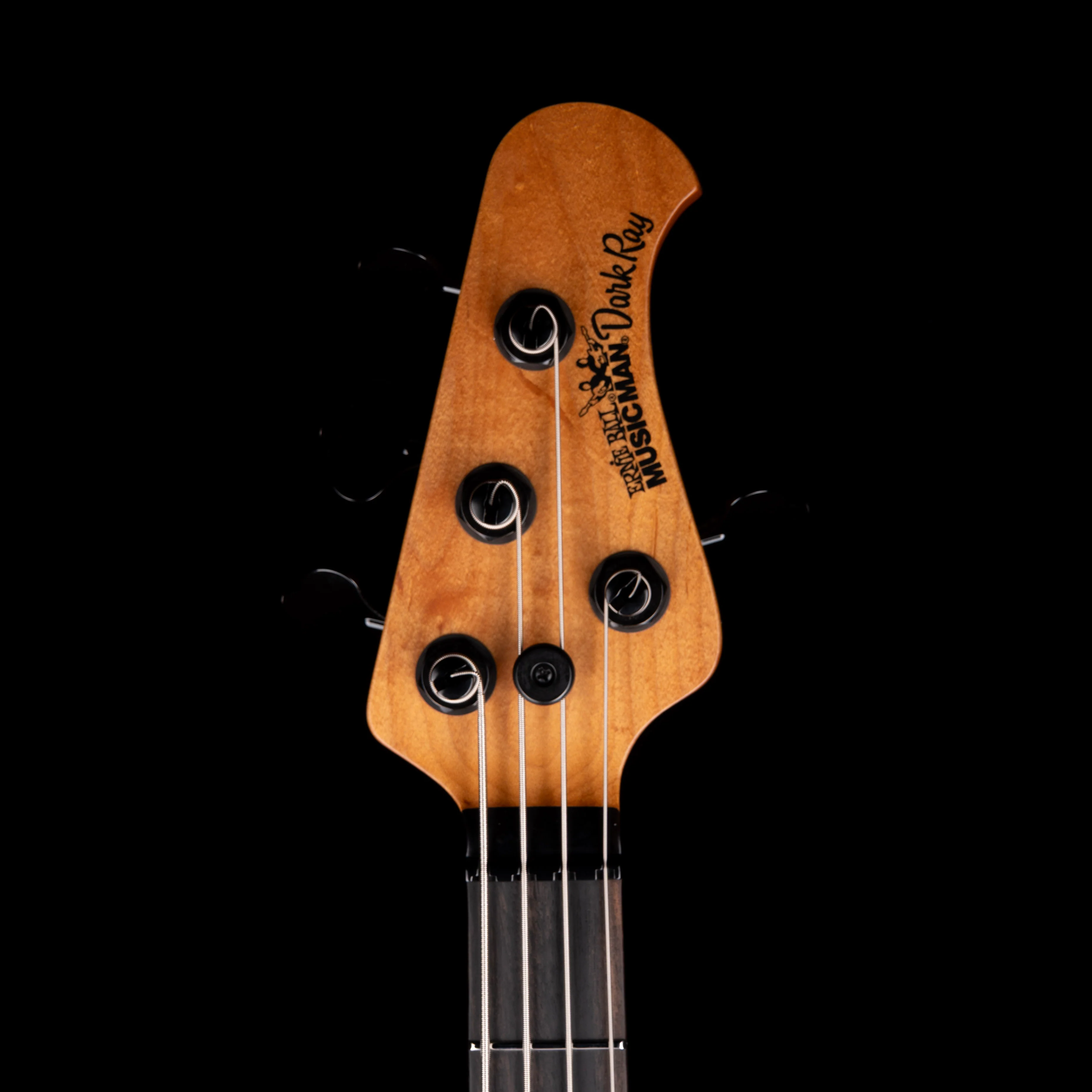 Ernie Ball Music Man DarkRay Bass Obsidian Black With Mono Case - Image 8
