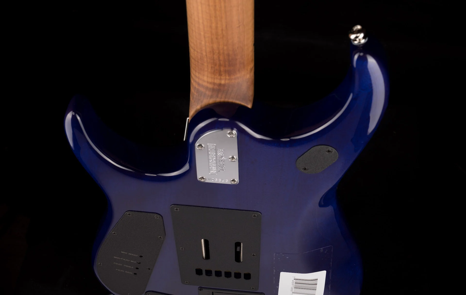 Ernie Ball Music Man JP15 Cerulean Paradise Quilt Figured Roasted Maple With Case - Image 15