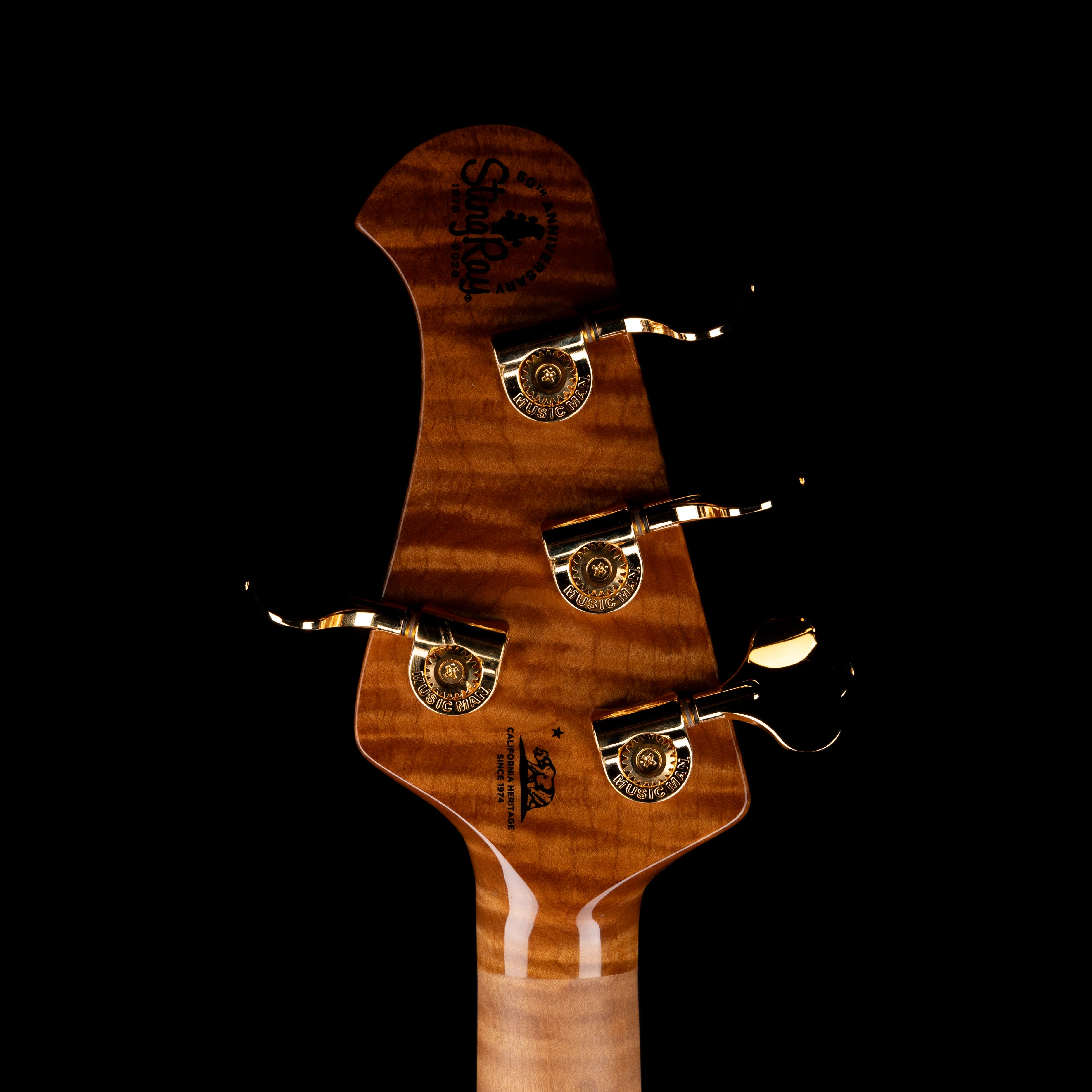 Ernie Ball Music Man Limited Edition 50th Anniversary StingRay Bass Molten Gold with Case - Image 16