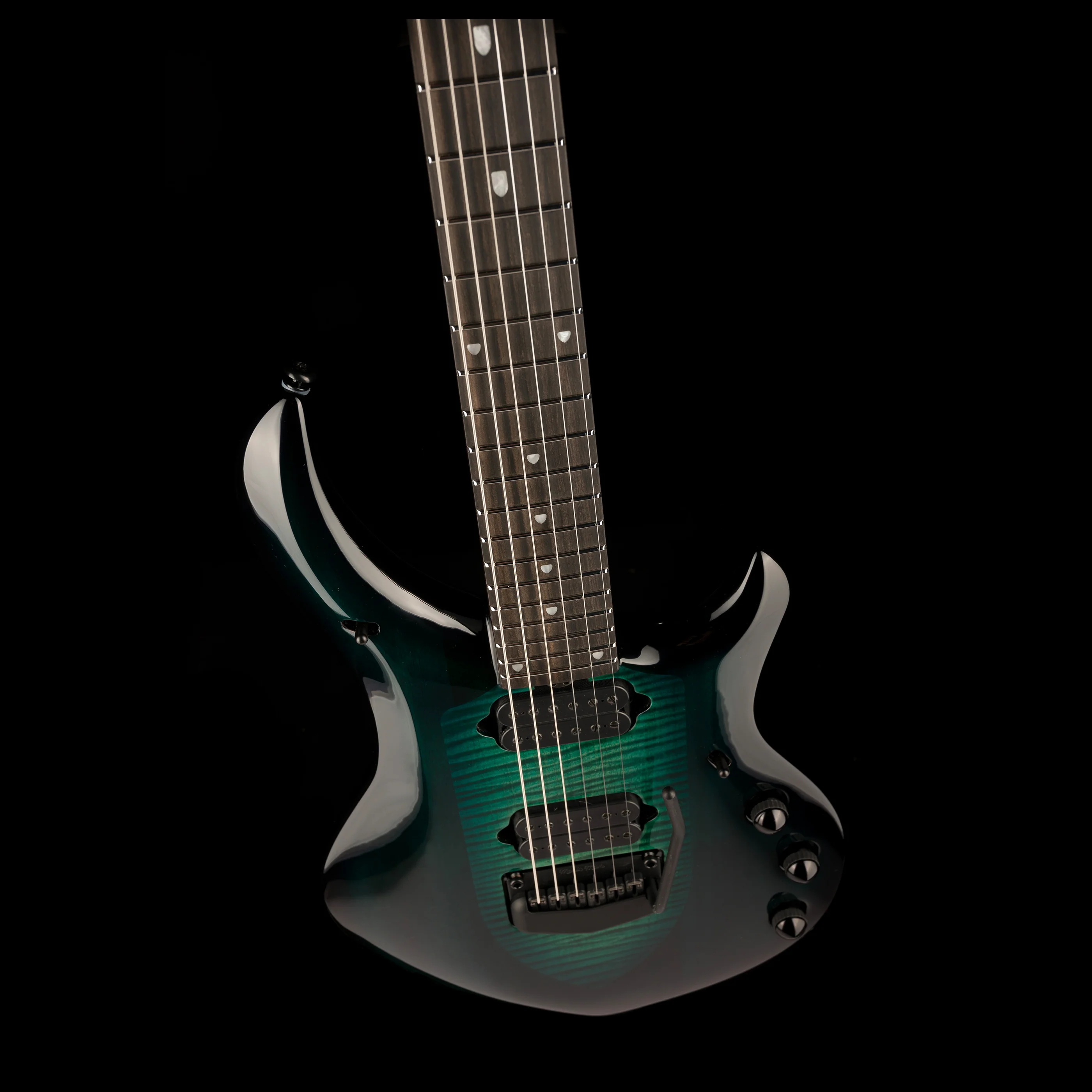 Ernie Ball Music Man Majesty Enchanted Forest With Case - Image 4