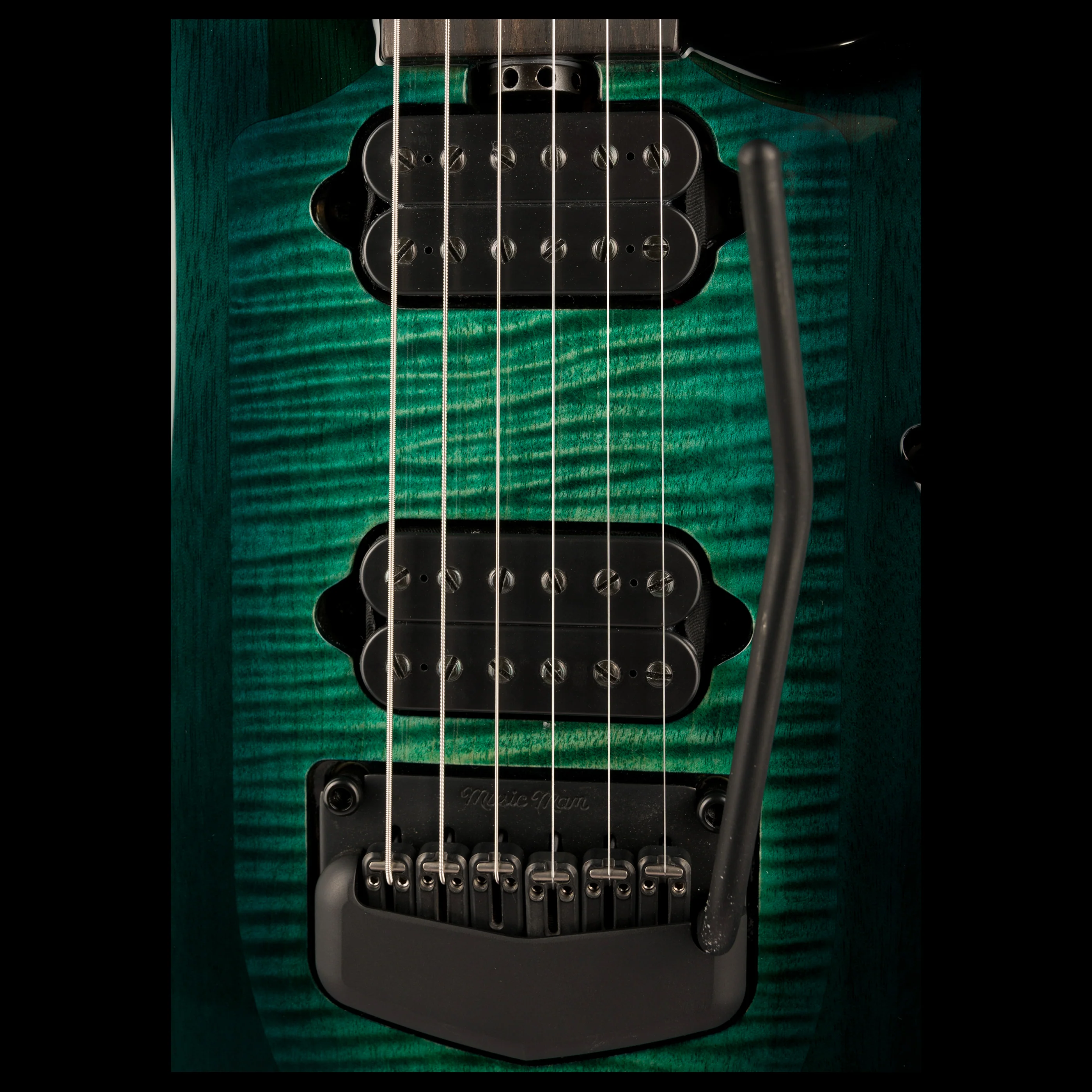 Ernie Ball Music Man Majesty Enchanted Forest With Case - Image 5