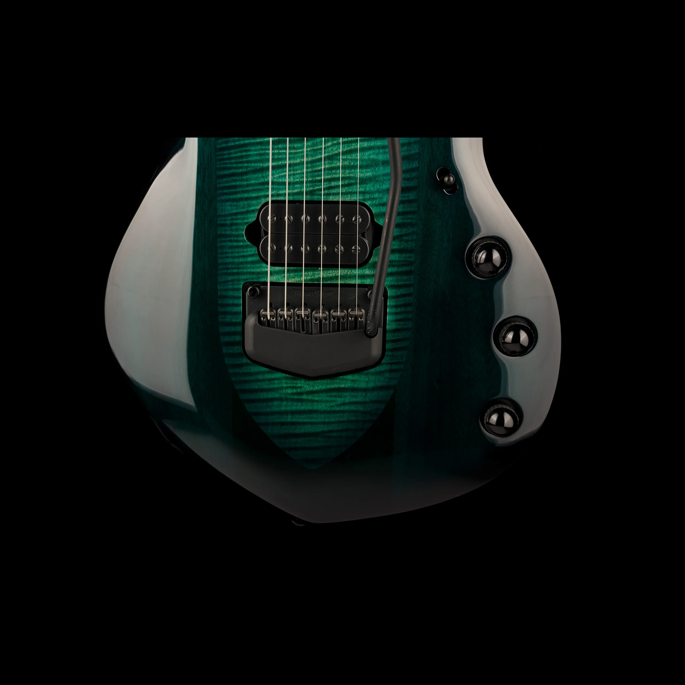 Ernie Ball Music Man Majesty Enchanted Forest With Case - Image 6