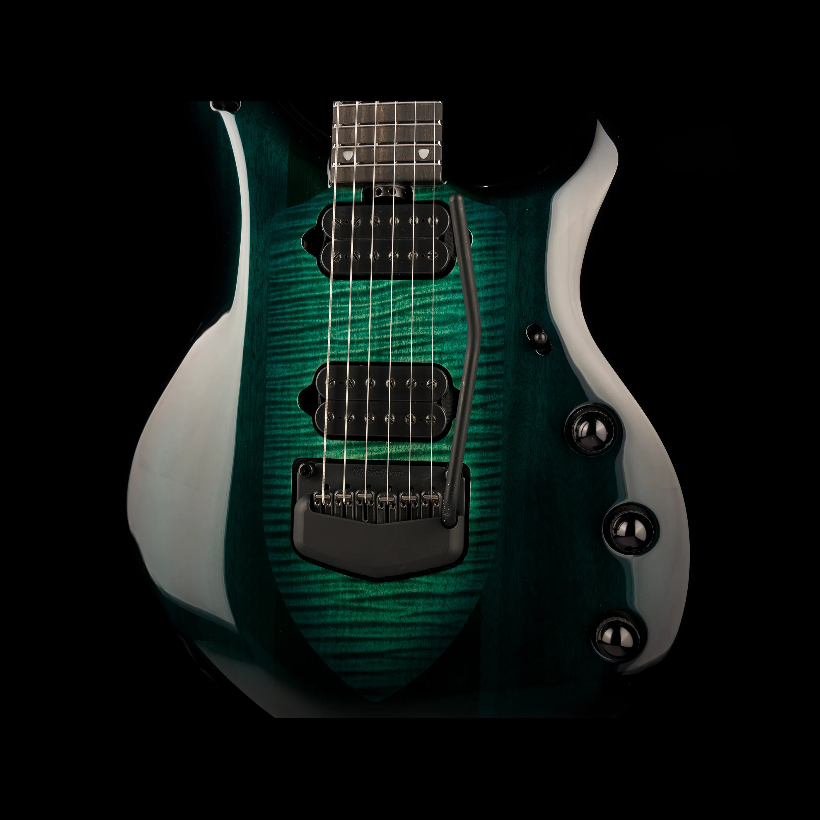 Ernie Ball Music Man Majesty Enchanted Forest With Case - Image 8