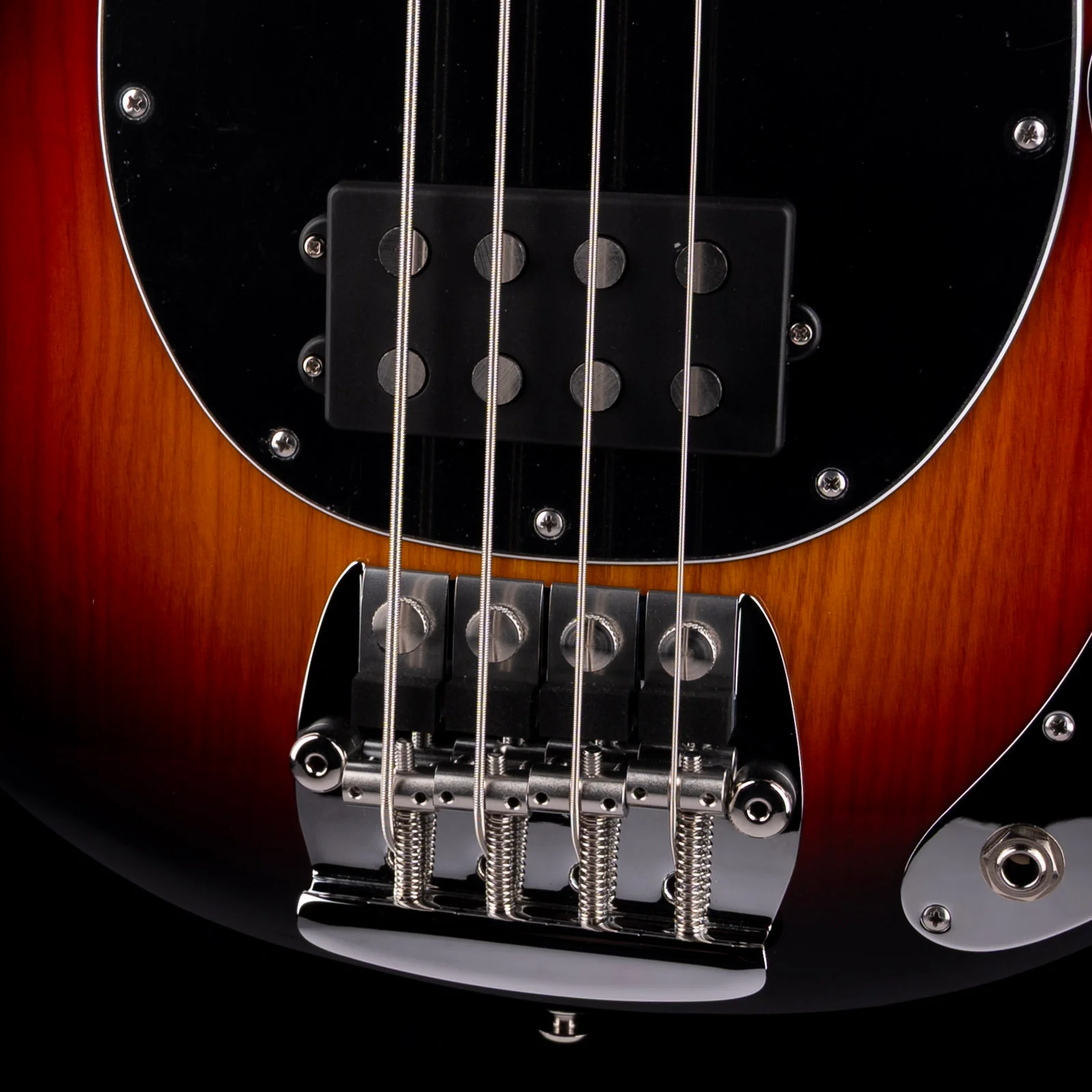 Ernie Ball Music Man Retro '70s StingRay Bass Vintage Sunburst with Case - Image 4