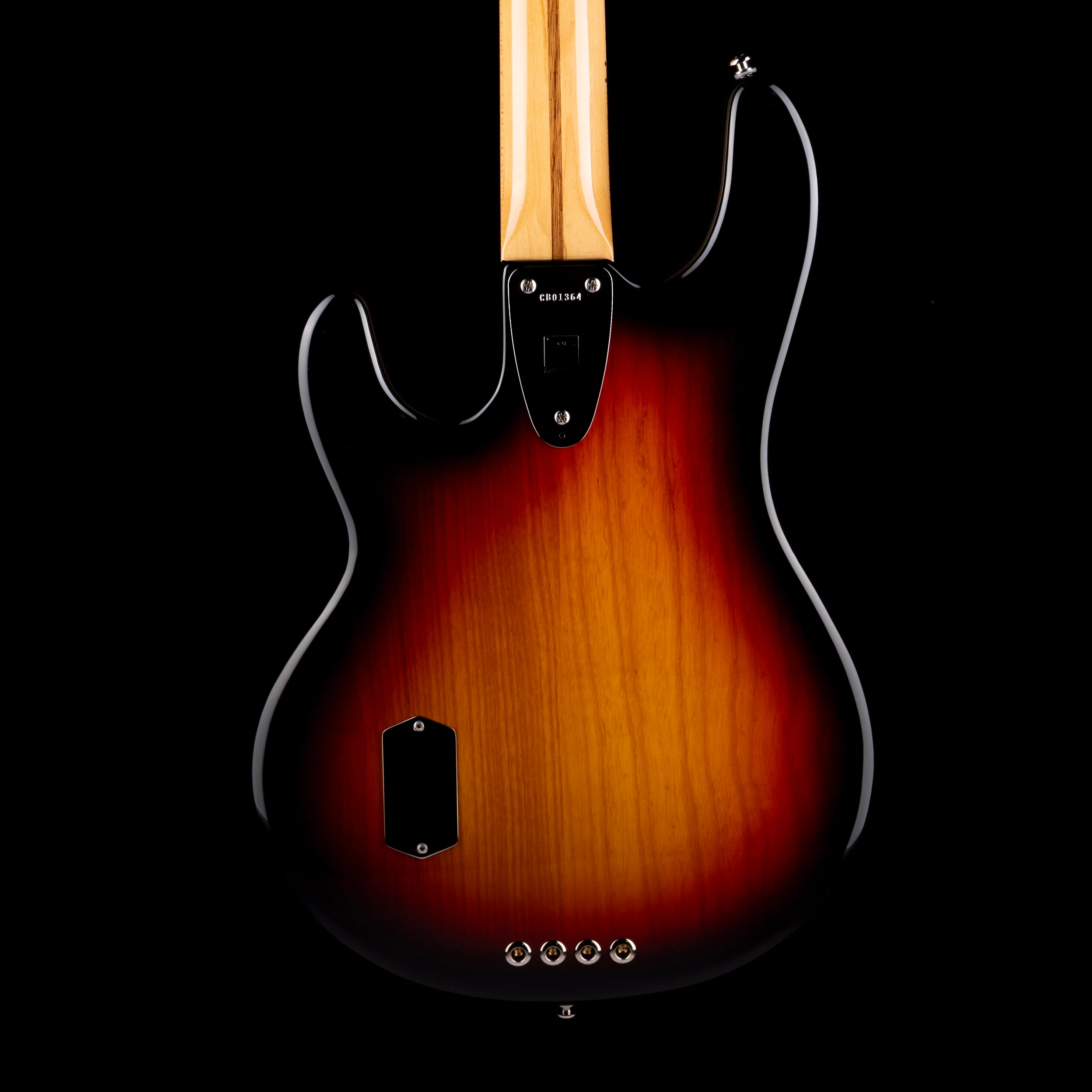 Ernie Ball Music Man Retro '70s StingRay Bass Vintage Sunburst with Case - Image 8