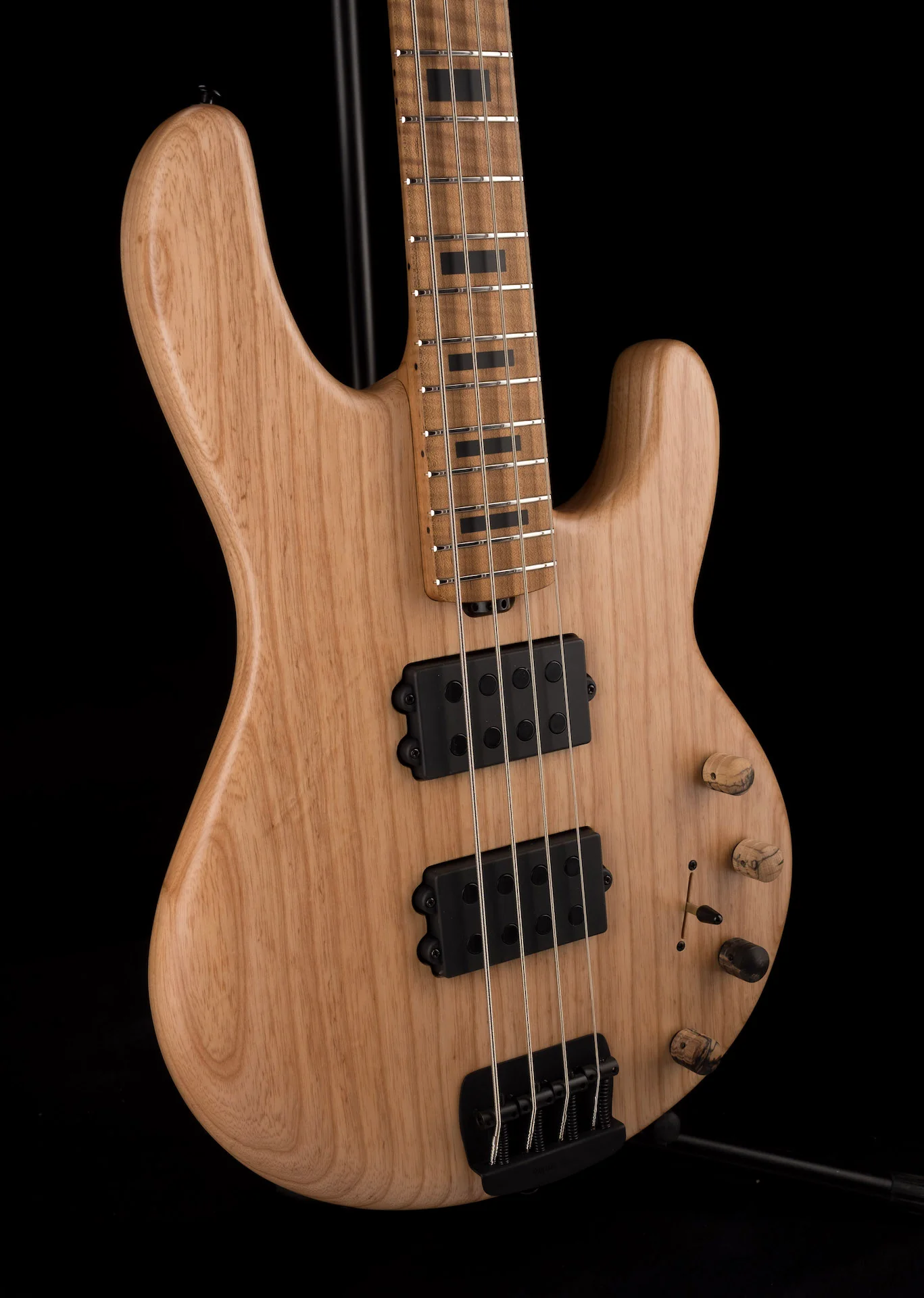 Ernie Ball Music Man StingRay 4HH Ball Family Reserve Slugger Natural with Mono Case - Image 10