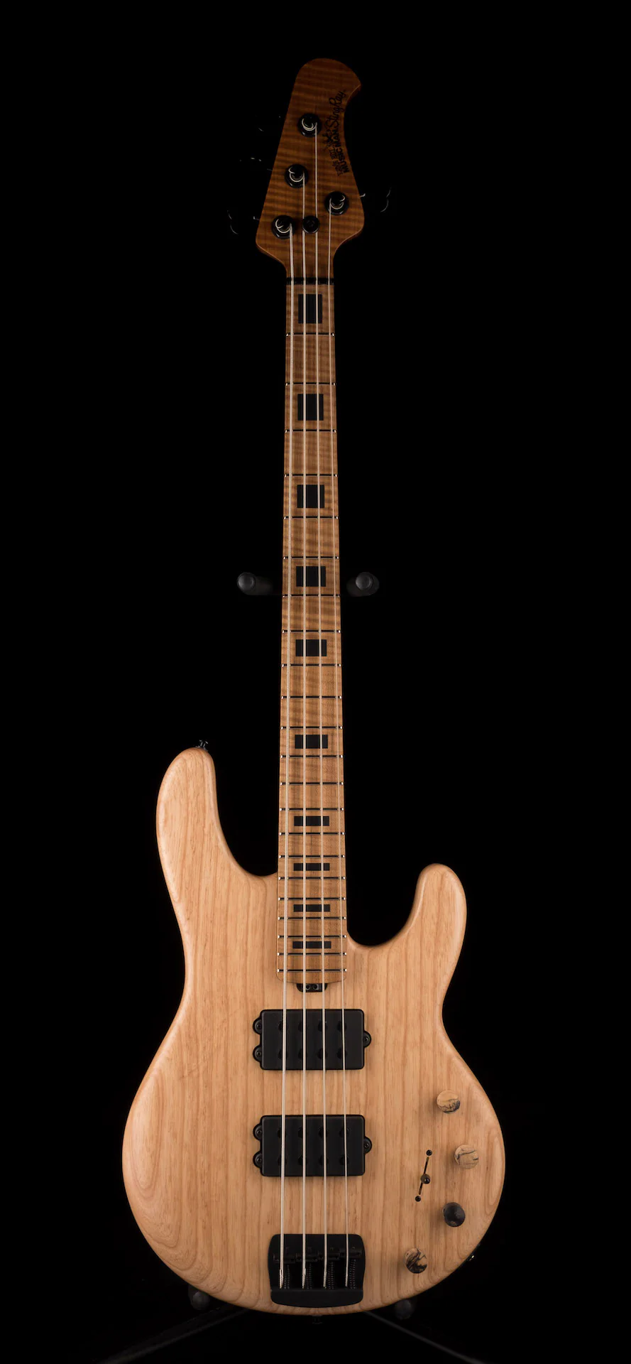 Ernie Ball Music Man StingRay 4HH Ball Family Reserve Slugger Natural with Mono Case - Image 2