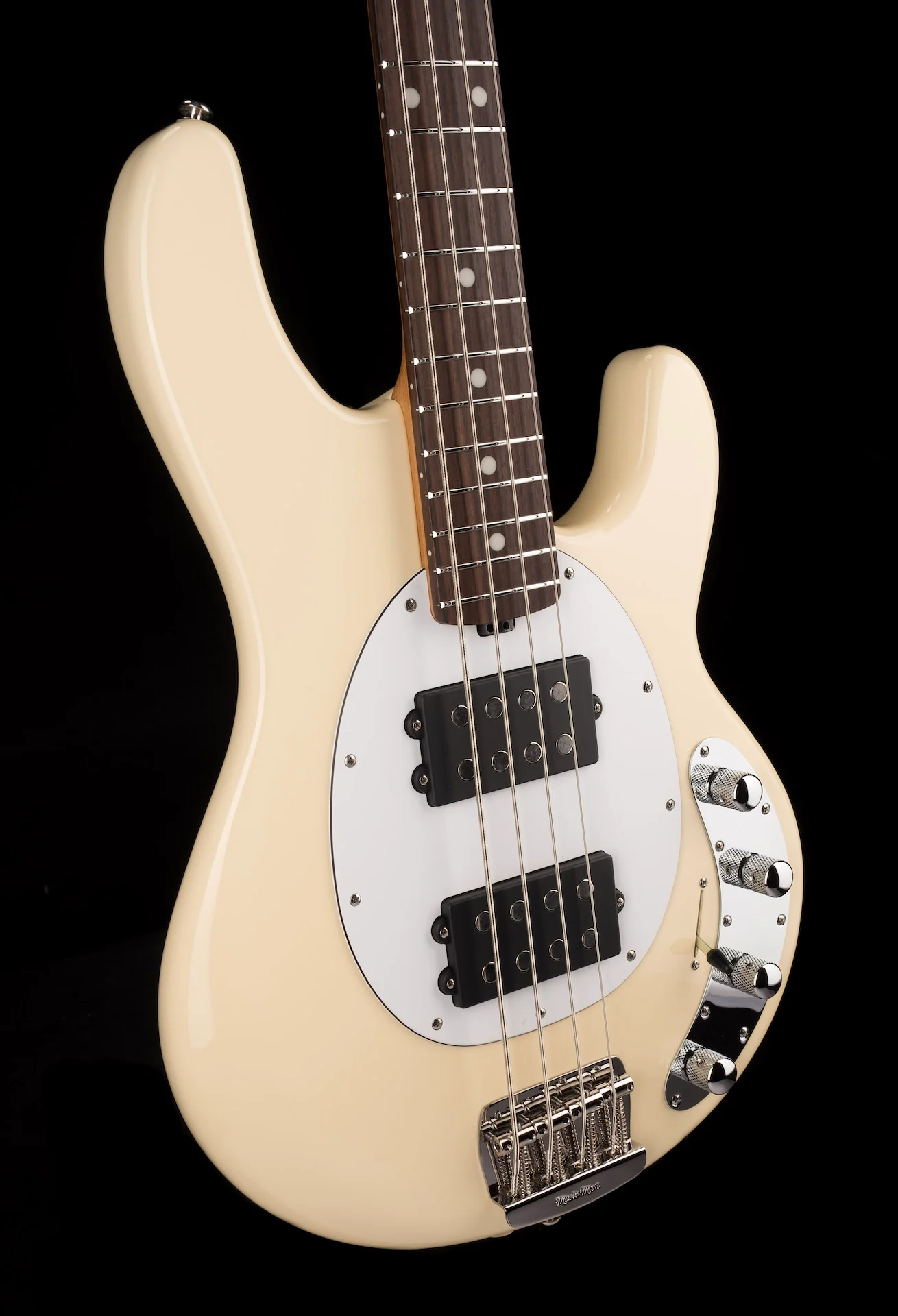 Ernie Ball Music Man Stingray HH Special Buttercream with Case - Image 11